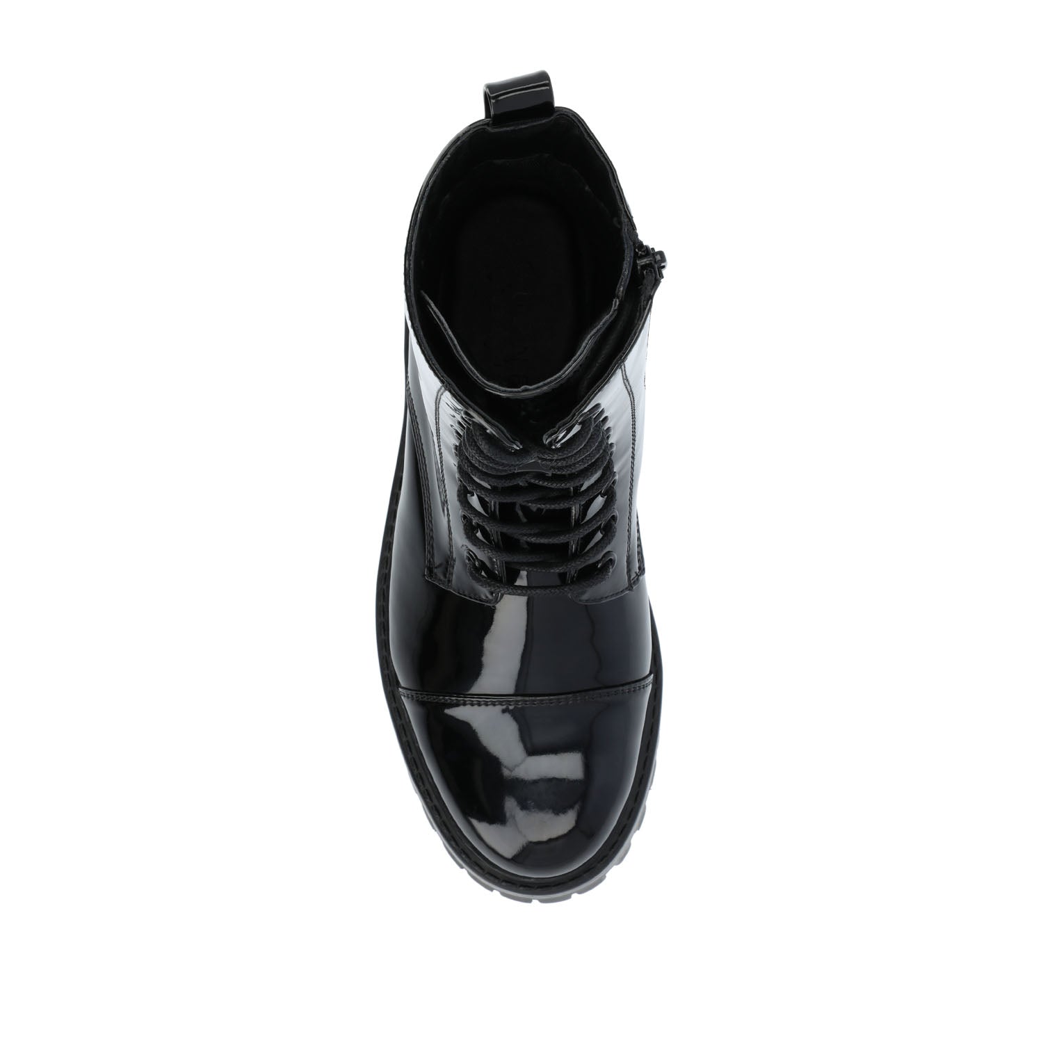 AALEY LACE-UP BOOTIES IN VEGAN LEATHER