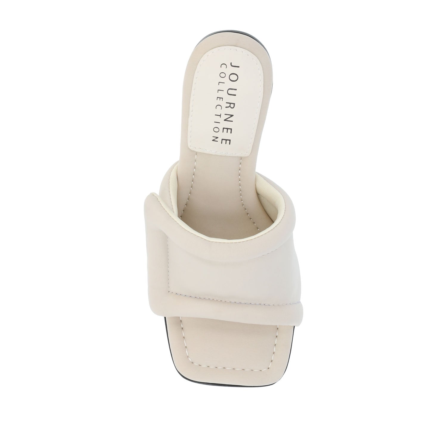 ADDRIEL MULE HEELS IN VEGAN LEATHER - Bone