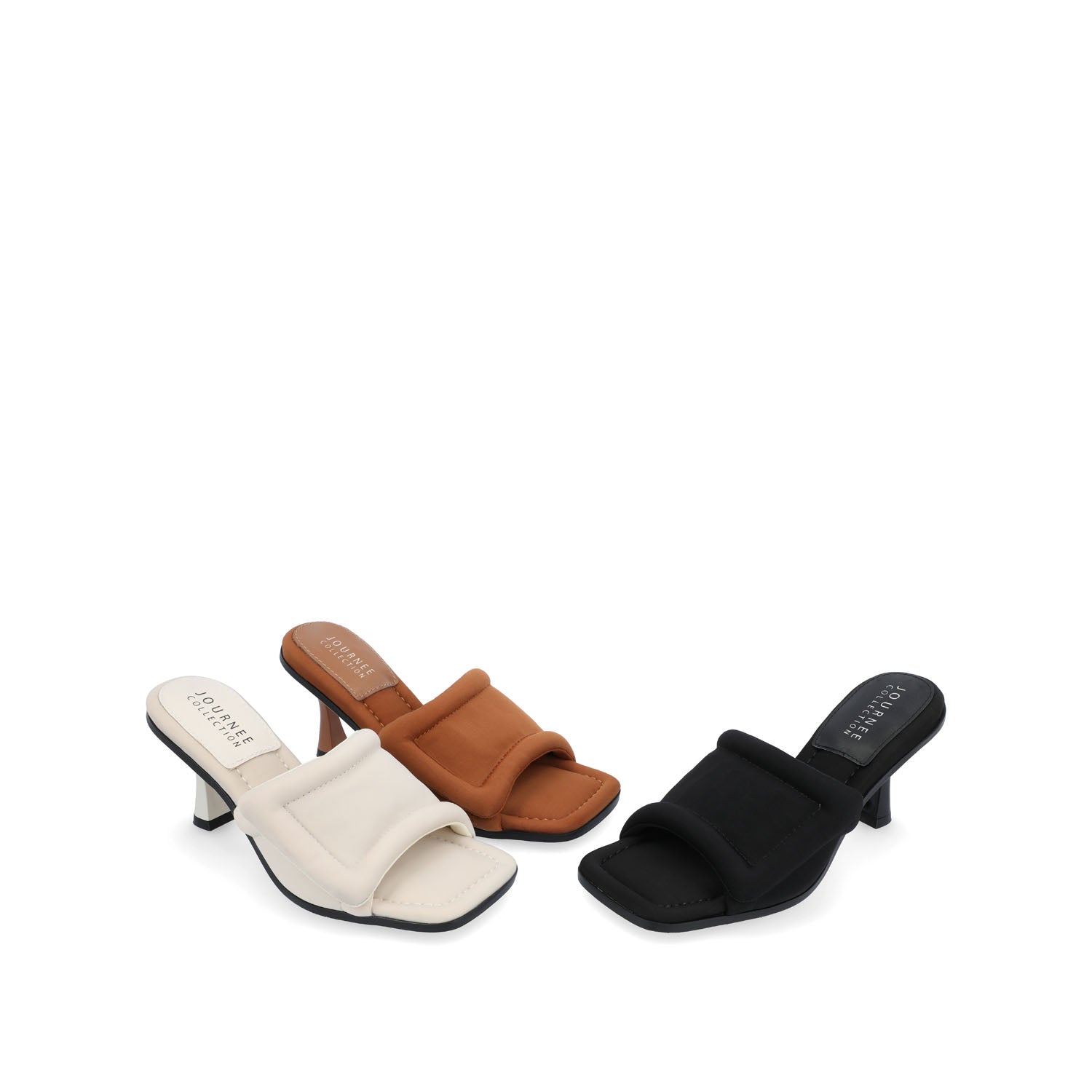 ADDRIEL MULE HEELS IN VEGAN LEATHER