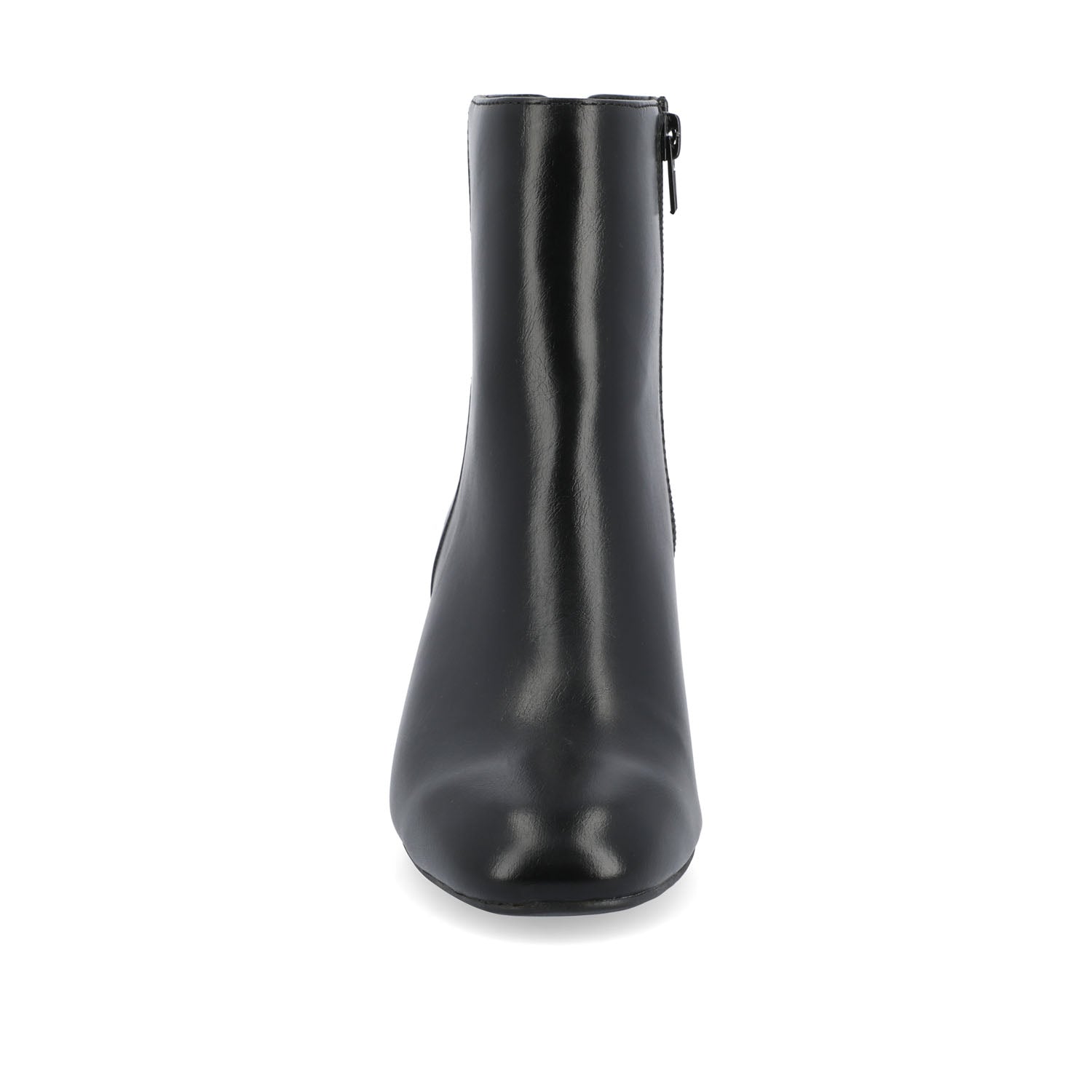 ADRIA SQUARE-TOE BOOTIES IN VEGAN LEATHER