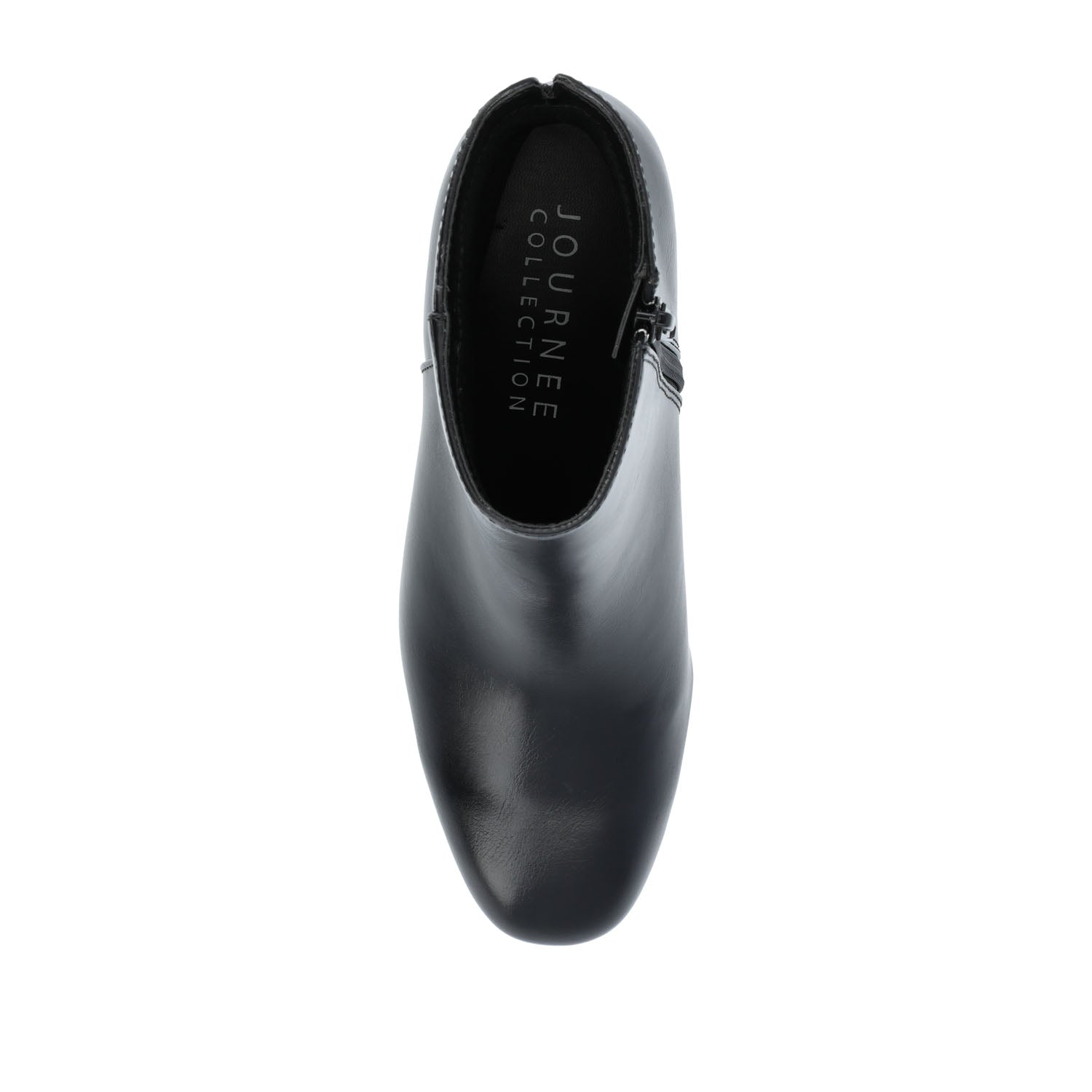 ADRIA SQUARE-TOE BOOTIES IN VEGAN LEATHER