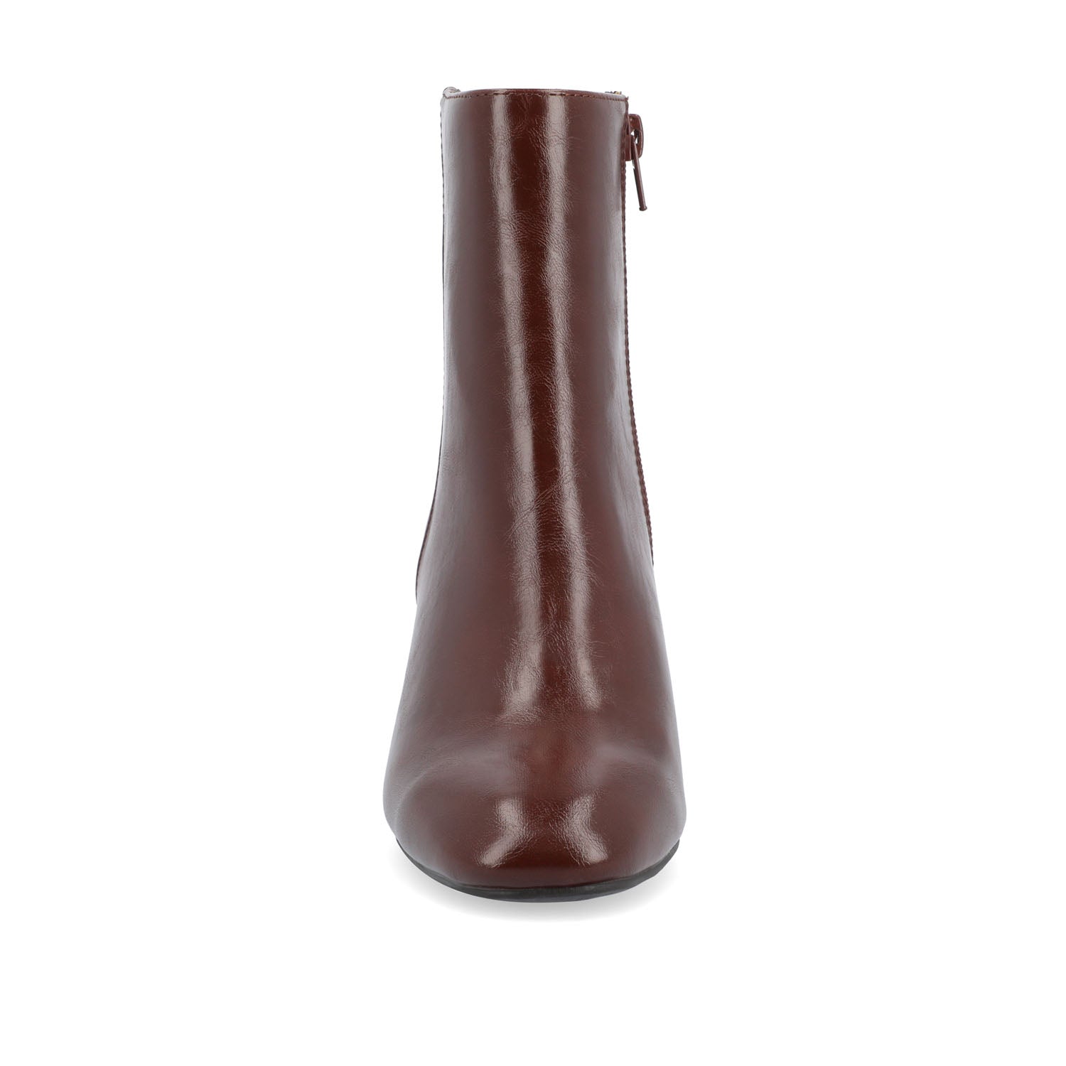 ADRIA SQUARE-TOE BOOTIES IN VEGAN LEATHER