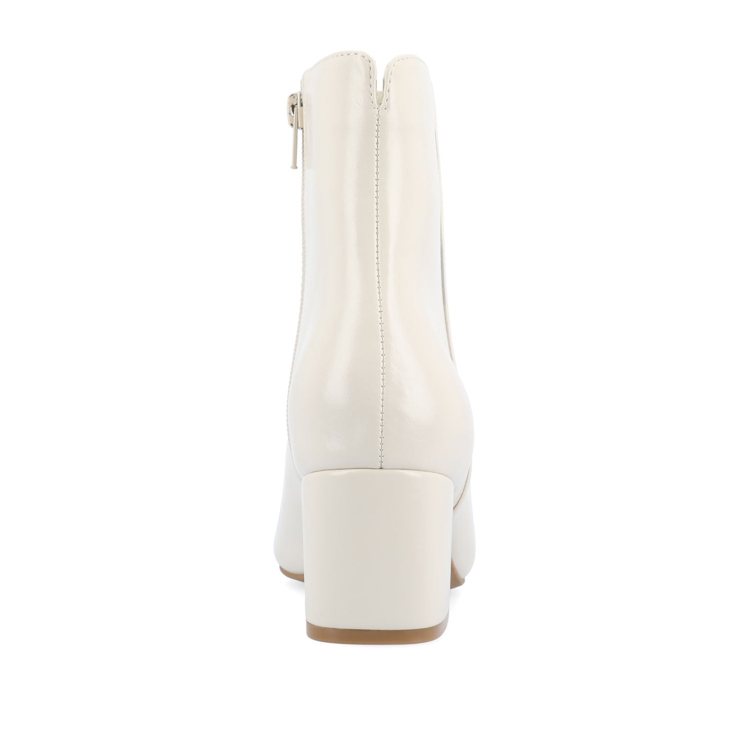 ADRIA SQUARE-TOE BOOTIES IN VEGAN LEATHER