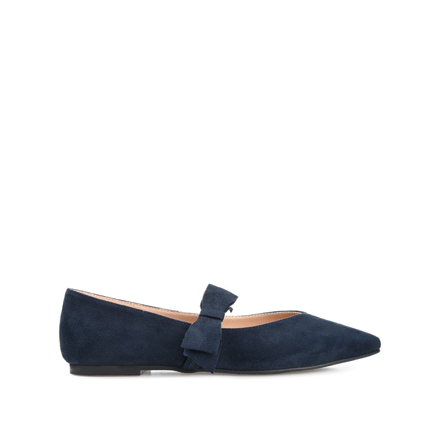 AIZLYNN MARY JANE FLATS IN WIDE - Navy Nubuck