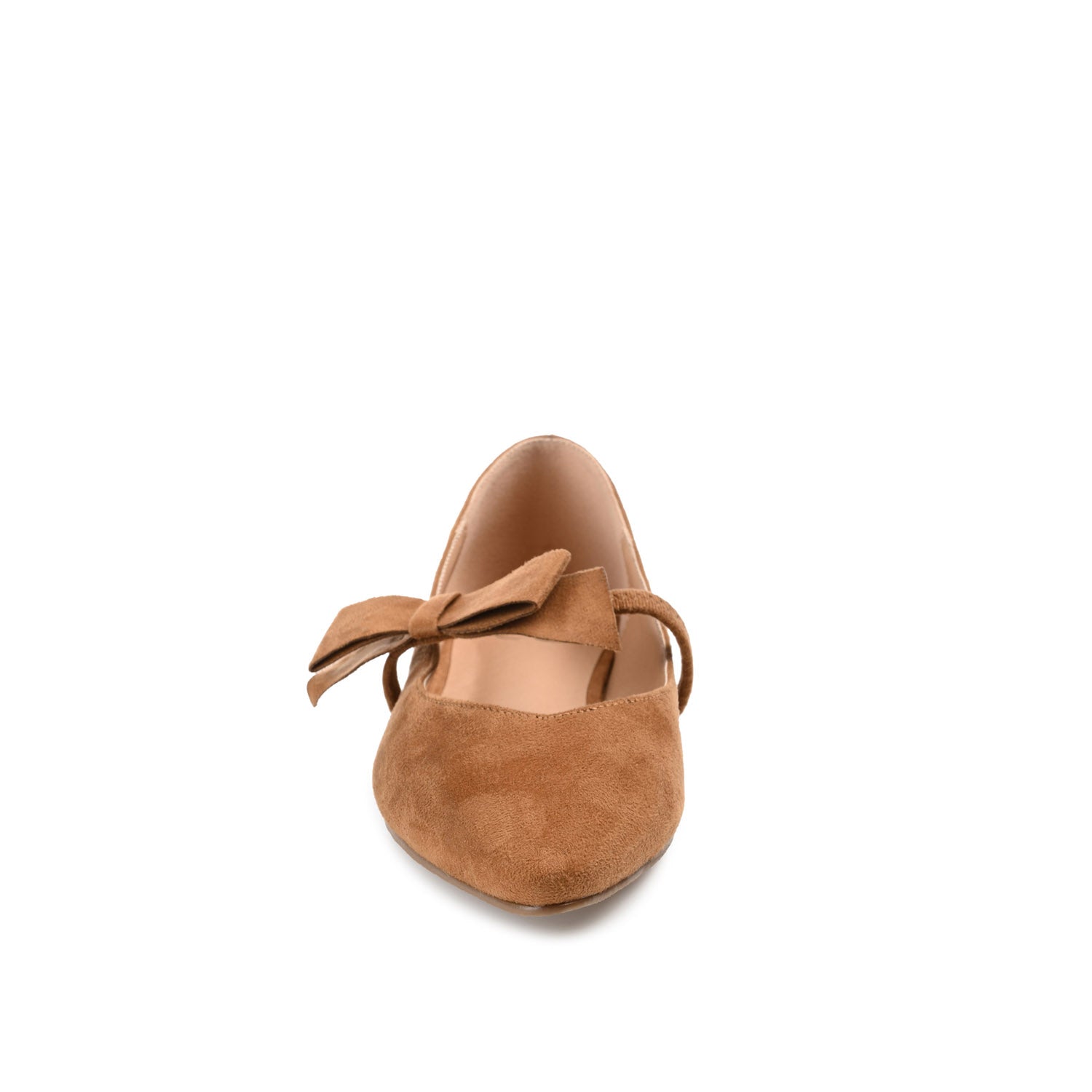 AIZLYNN MARY JANE FLATS IN FAUX SUEDE - Tan