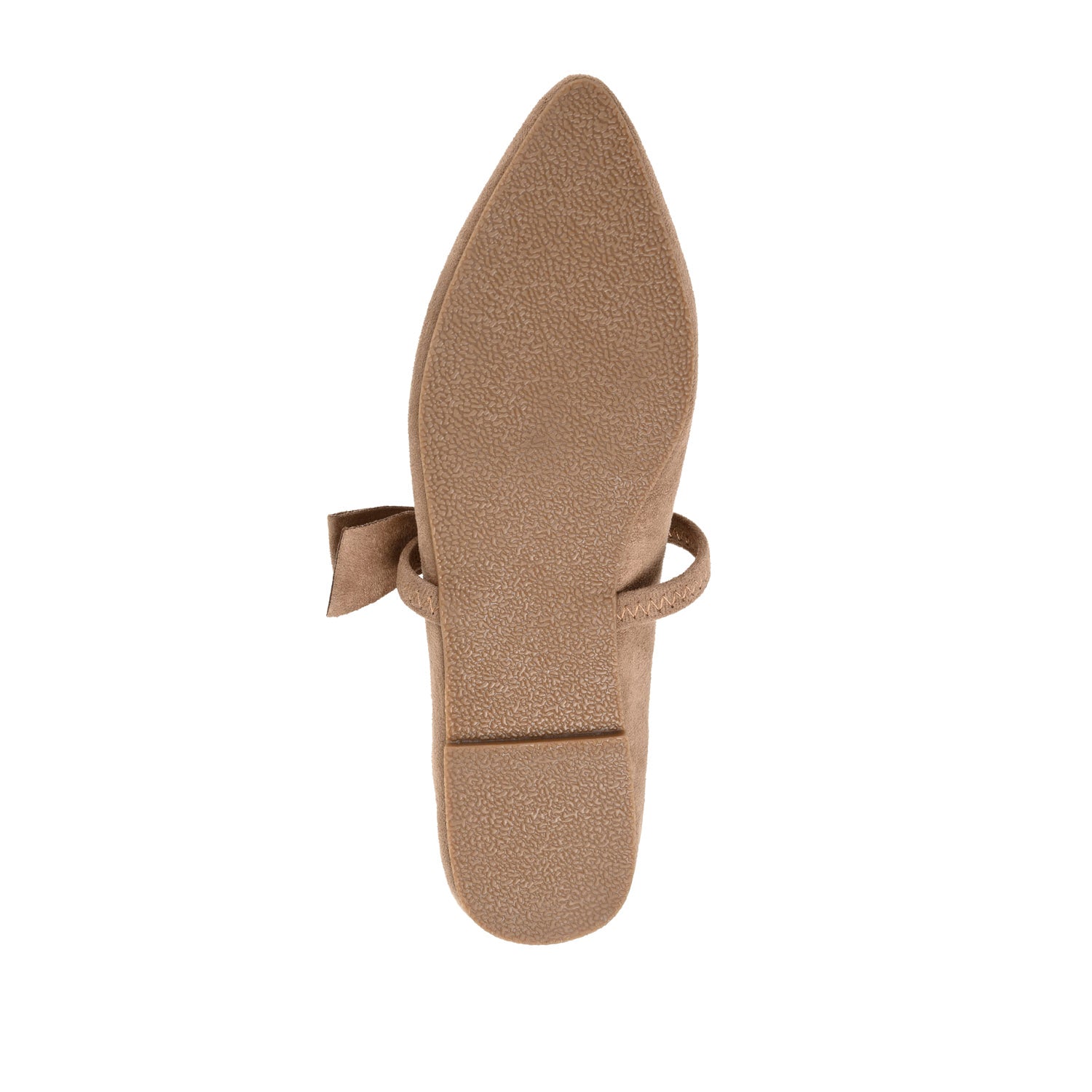 AIZLYNN MARY JANE FLATS IN FAUX SUEDE - Taupe