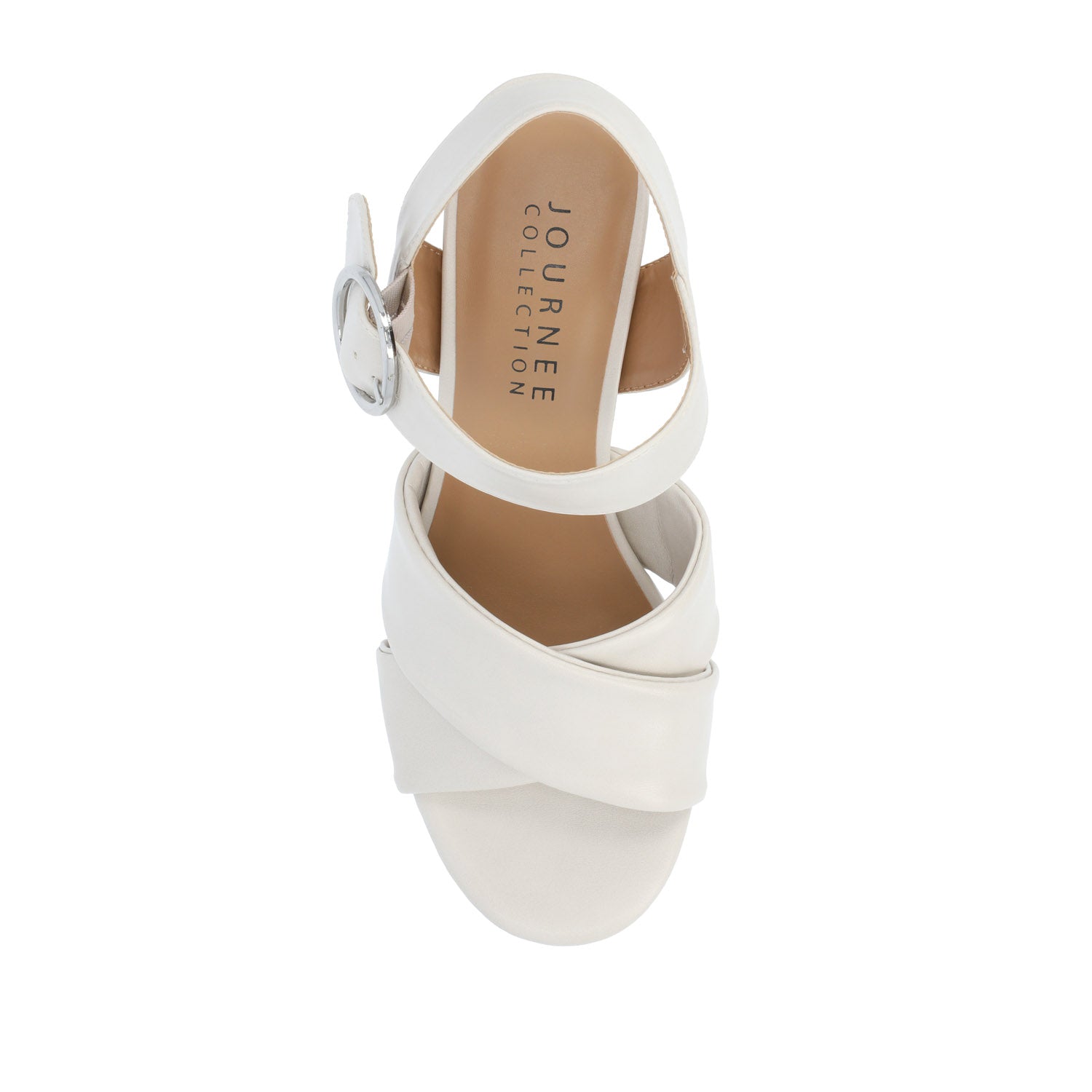 AKEELY STRAPPY HEELS IN VEGAN LEATHER - Bone