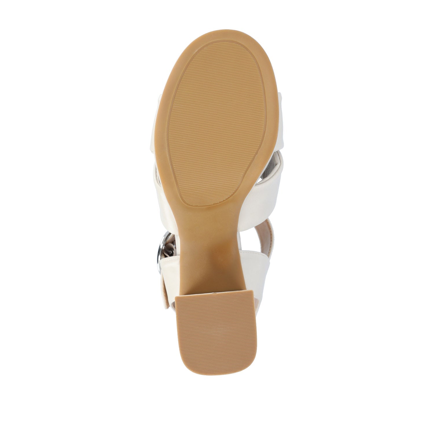 AKEELY STRAPPY HEELS IN VEGAN LEATHER - Bone