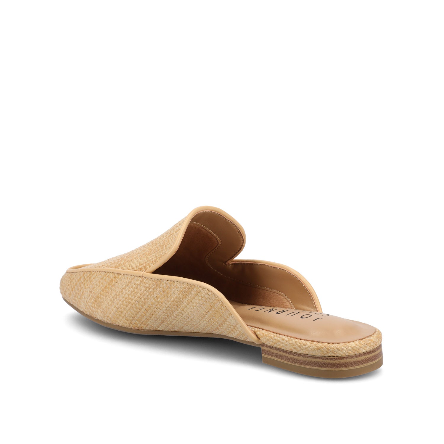 AKZA MULED LOAFER FLATS - Beige Weave