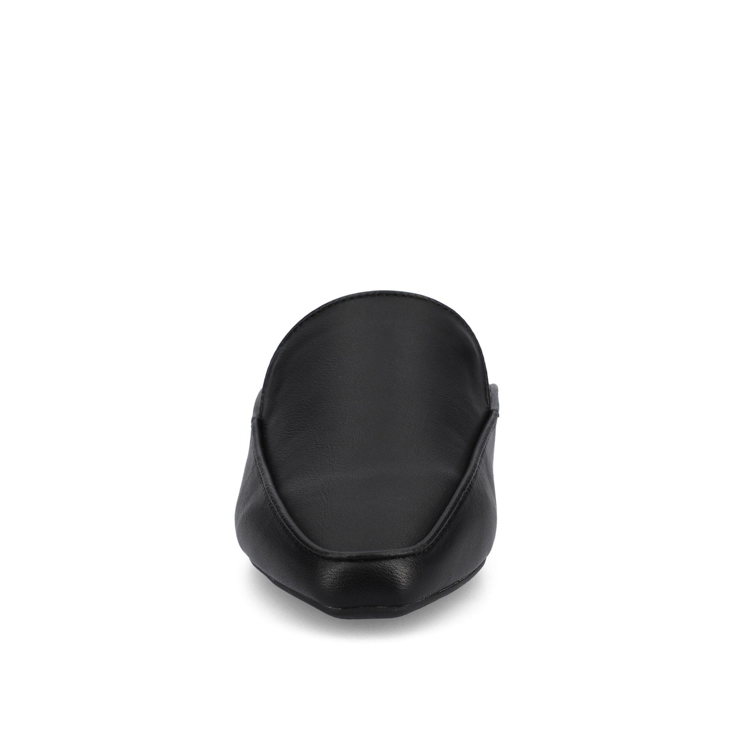 AKZA MULED LOAFER FLATS - Black PU