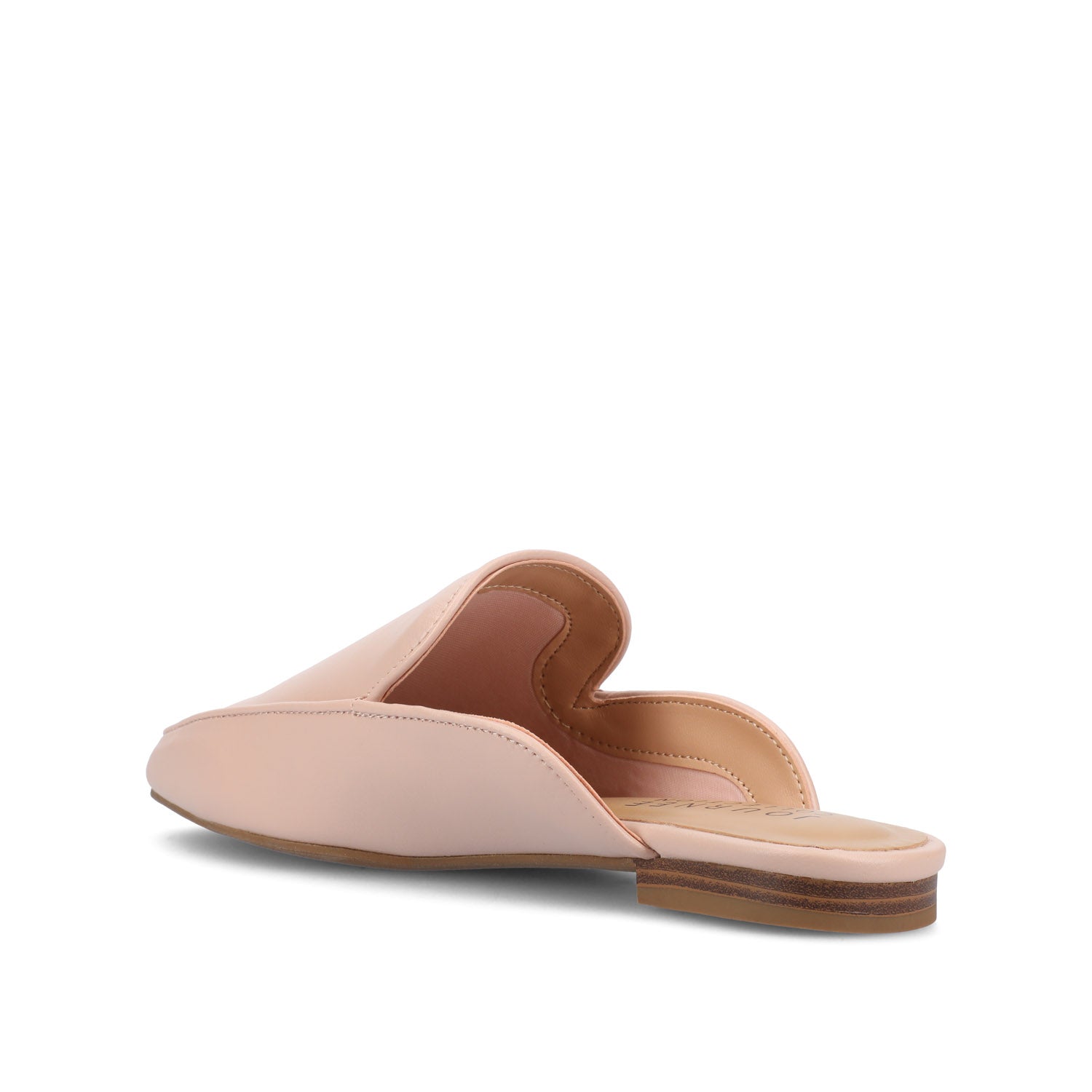 AKZA MULED LOAFER FLATS - Blush PU