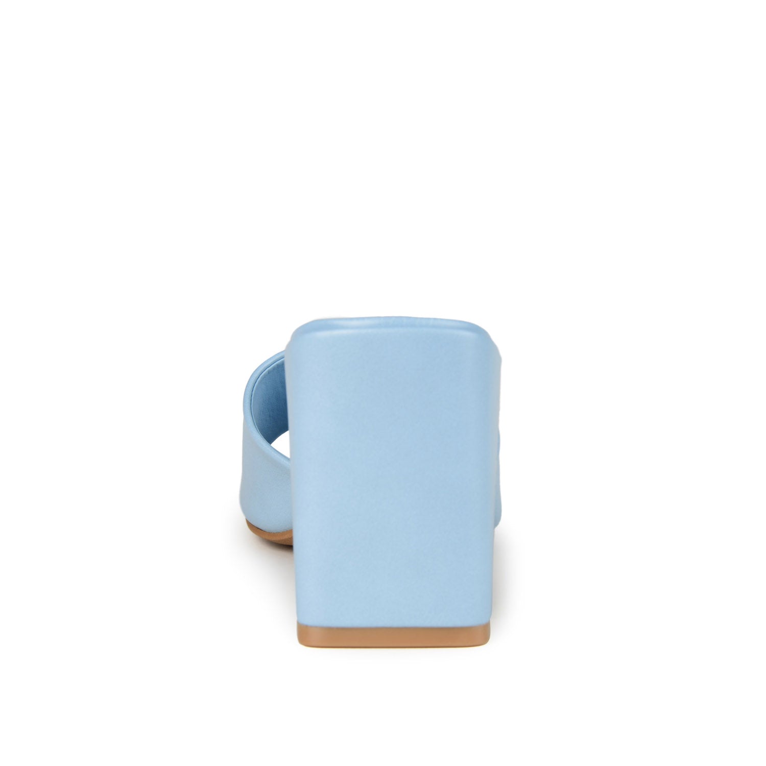 ALISIA MULED BLOCK HEELS IN VEGAN LEATHER