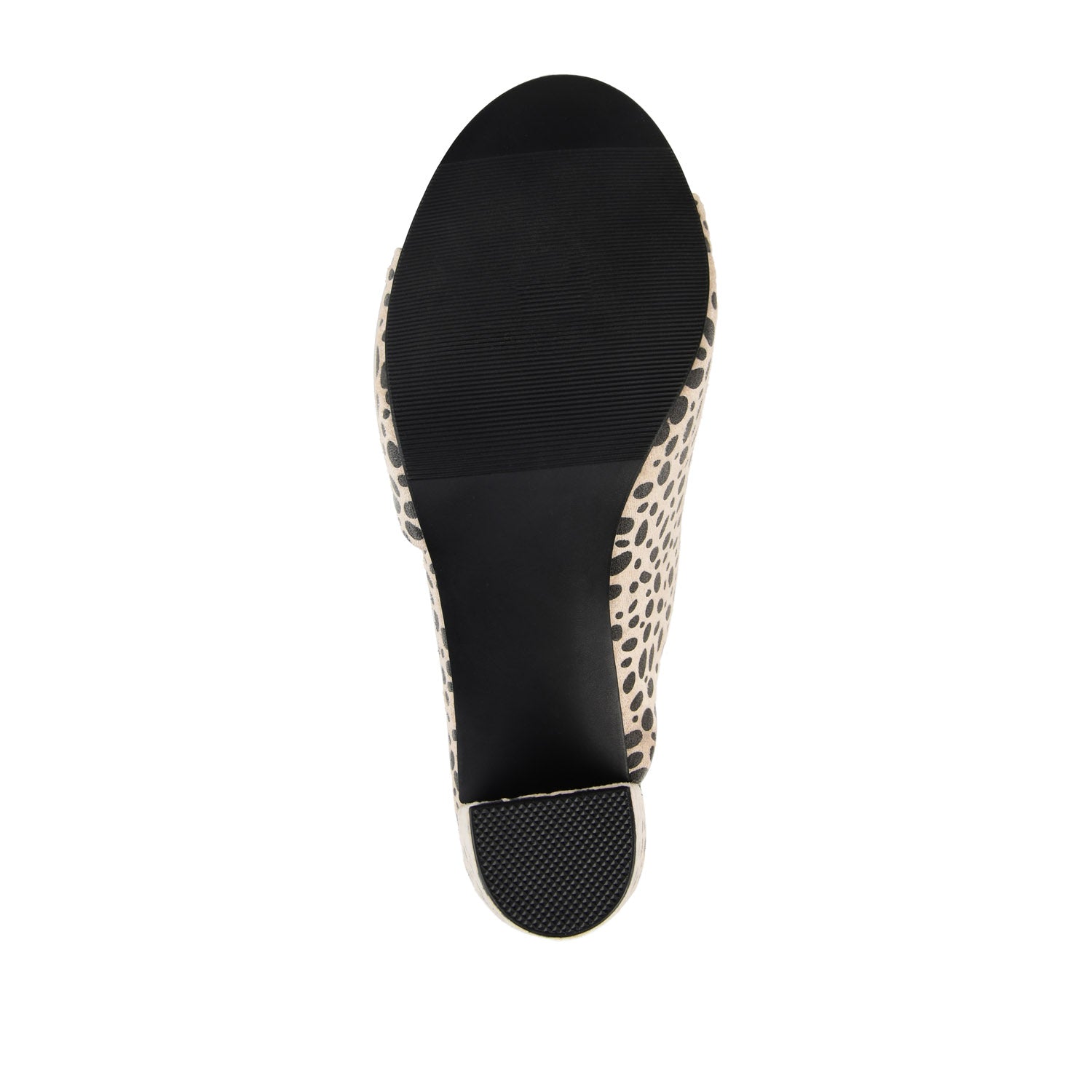 ALLEA BLOCK HEELED MULES IN WIDE - Cheetah Faux Suede 2