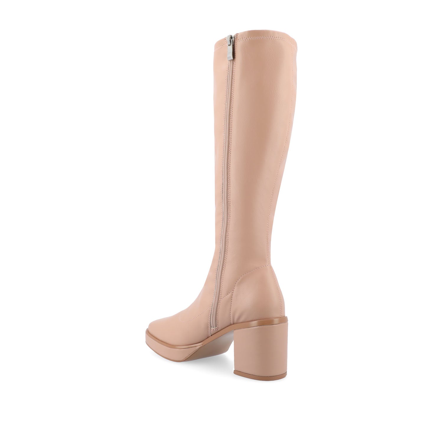 ALONDRA KNEE HIGH BOOTS IN WIDE CALF - Mauve