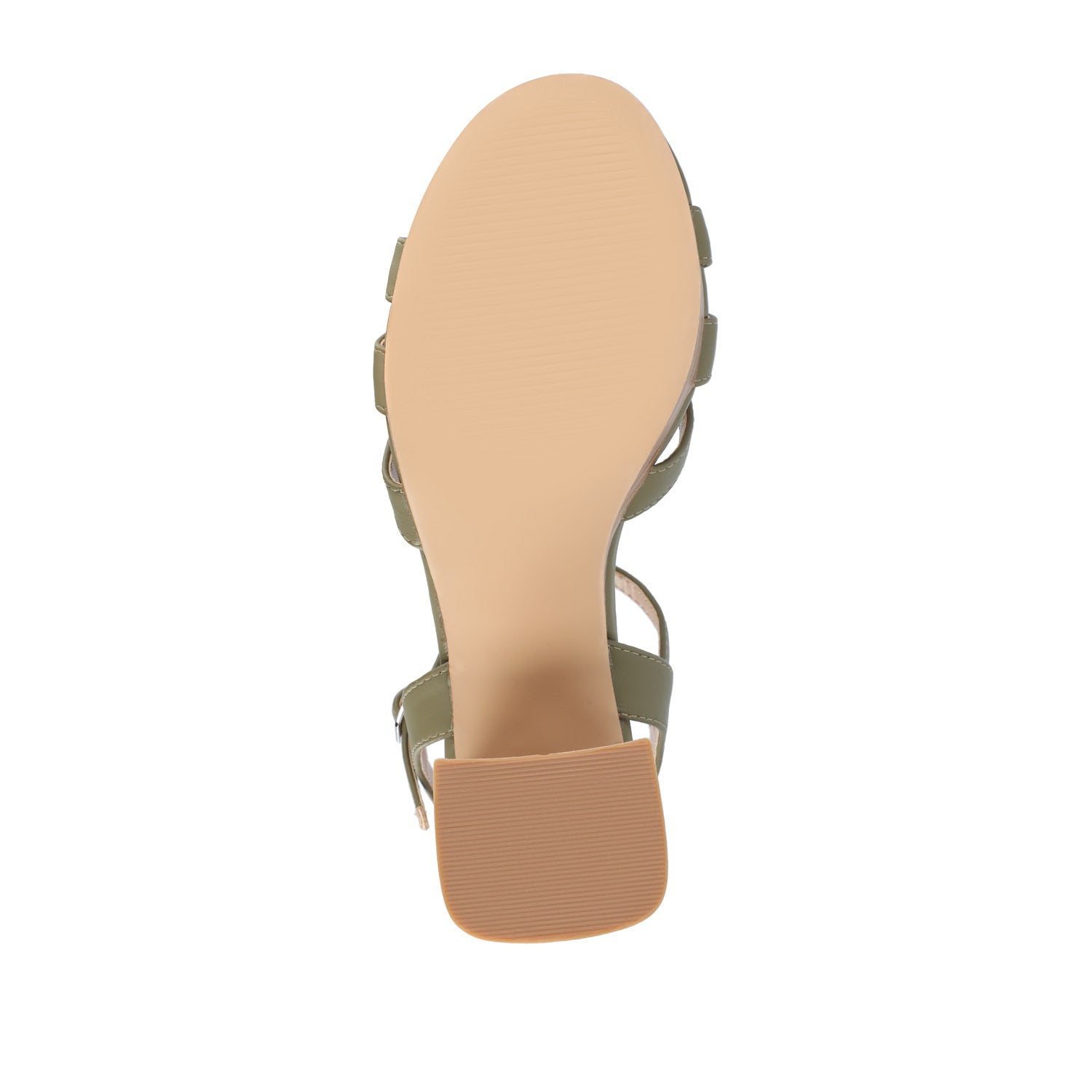 ALYCE HEELED SANDALS IN FAUX SUEDE - Green