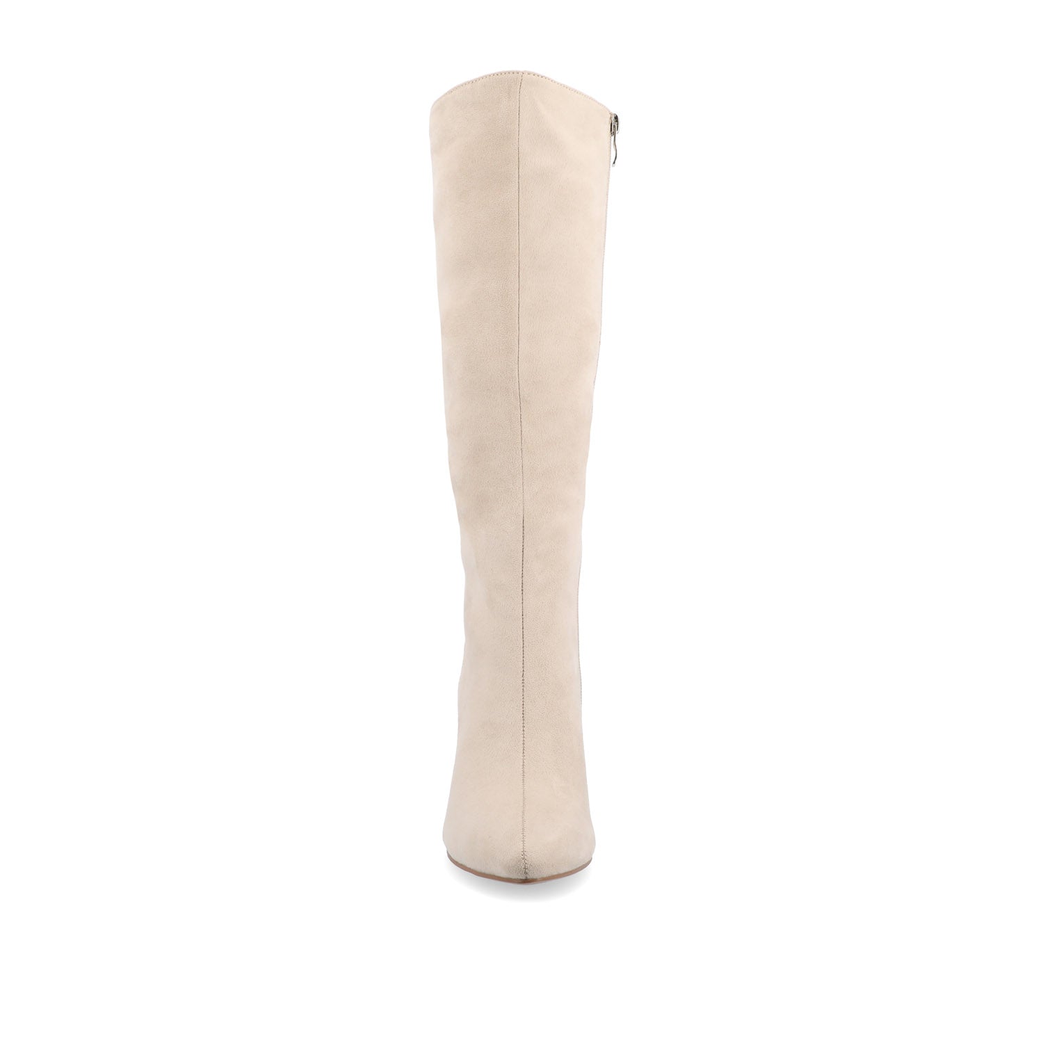AMEYLIA KNEE-HIGH BOOTS - Bone Faux Suede