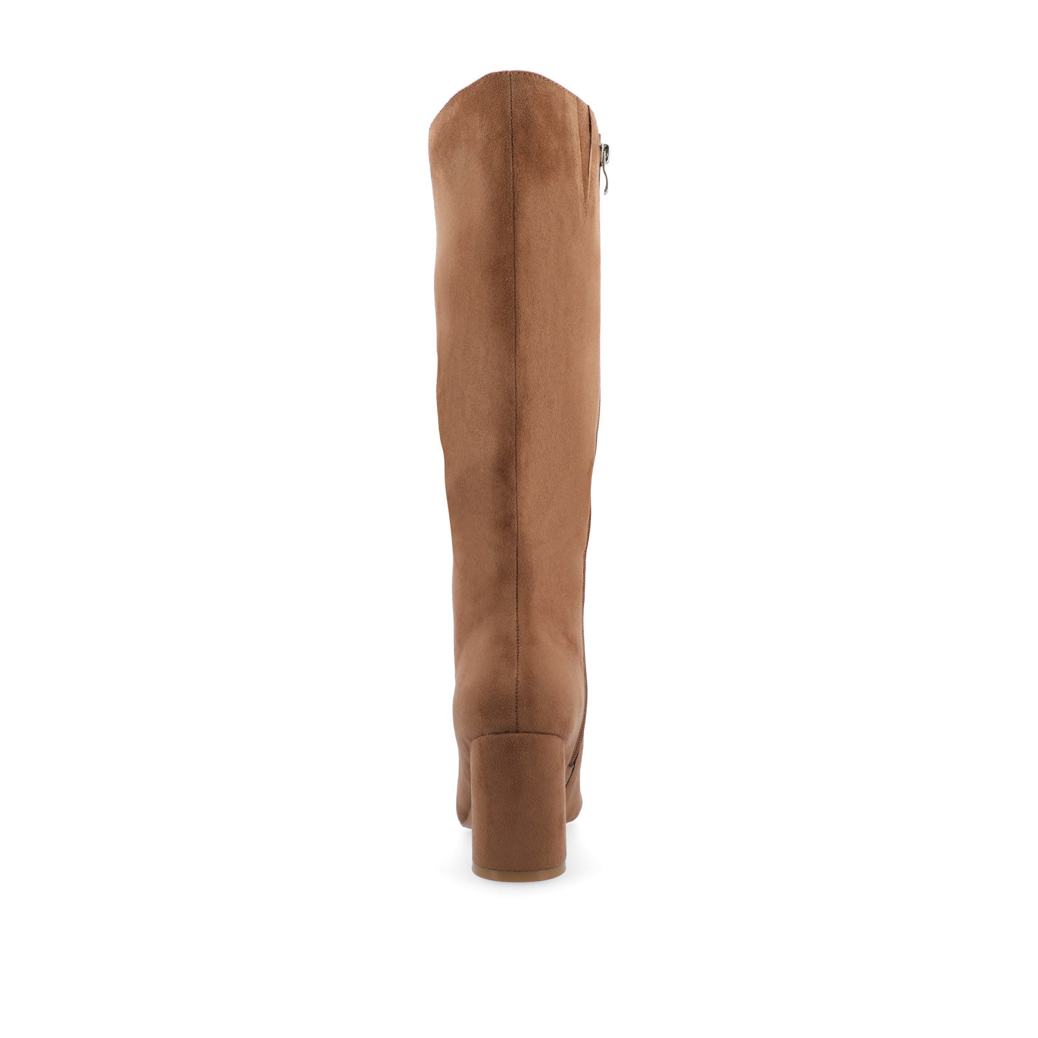 AMEYLIA KNEE-HIGH BOOTS - Tan Faux Suede