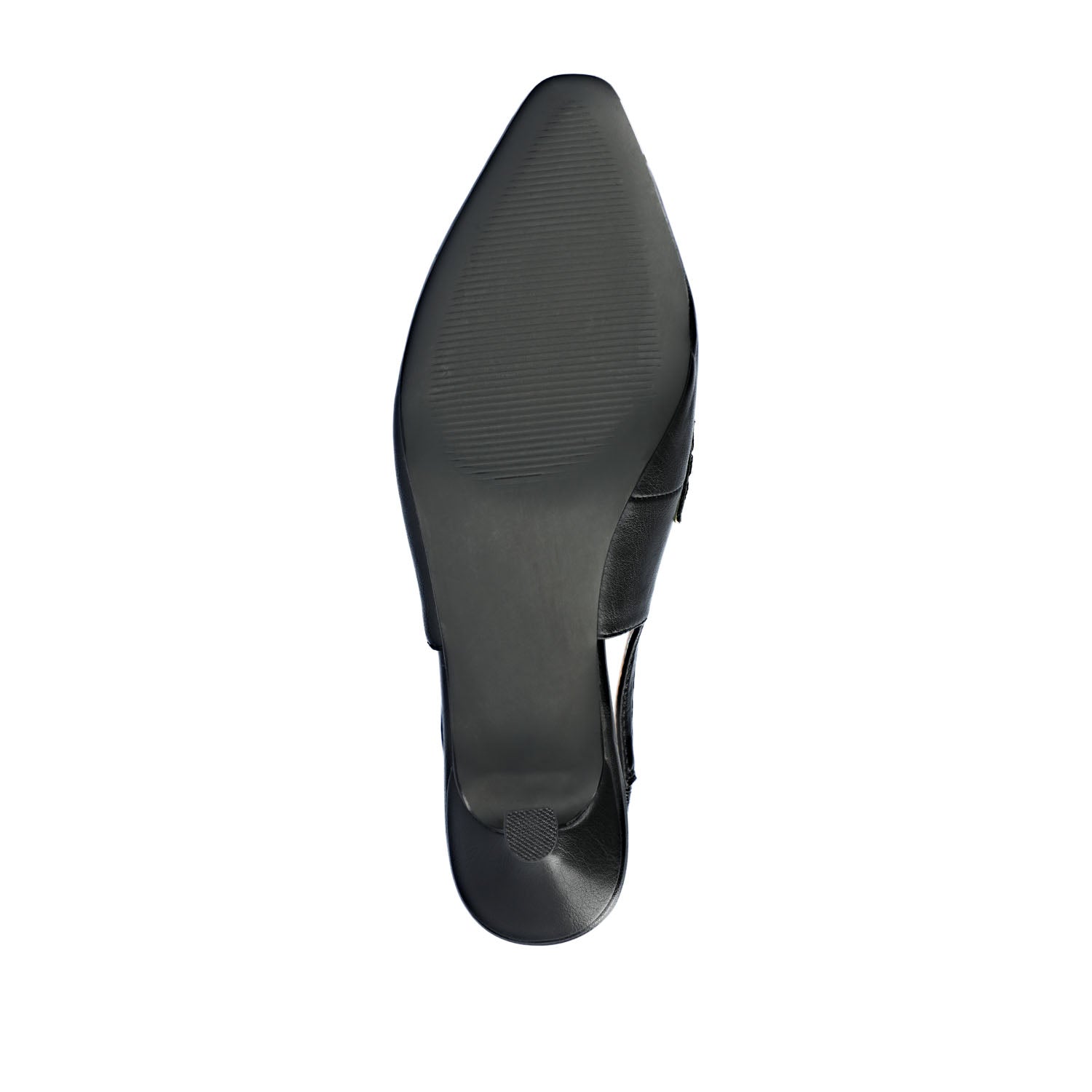 AMORY KITTEN HEEL LOAFERS IN VEGAN LEATHER IN WIDE - Black