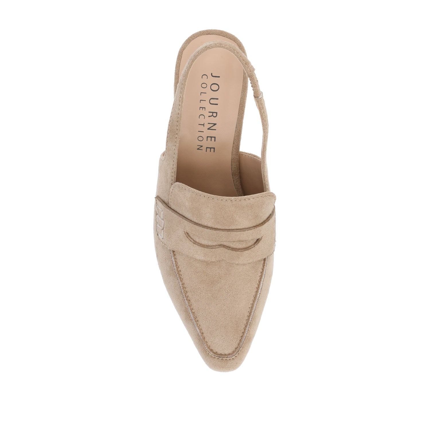 AMORY KITTEN HEEL LOAFERS IN VEGAN LEATHER