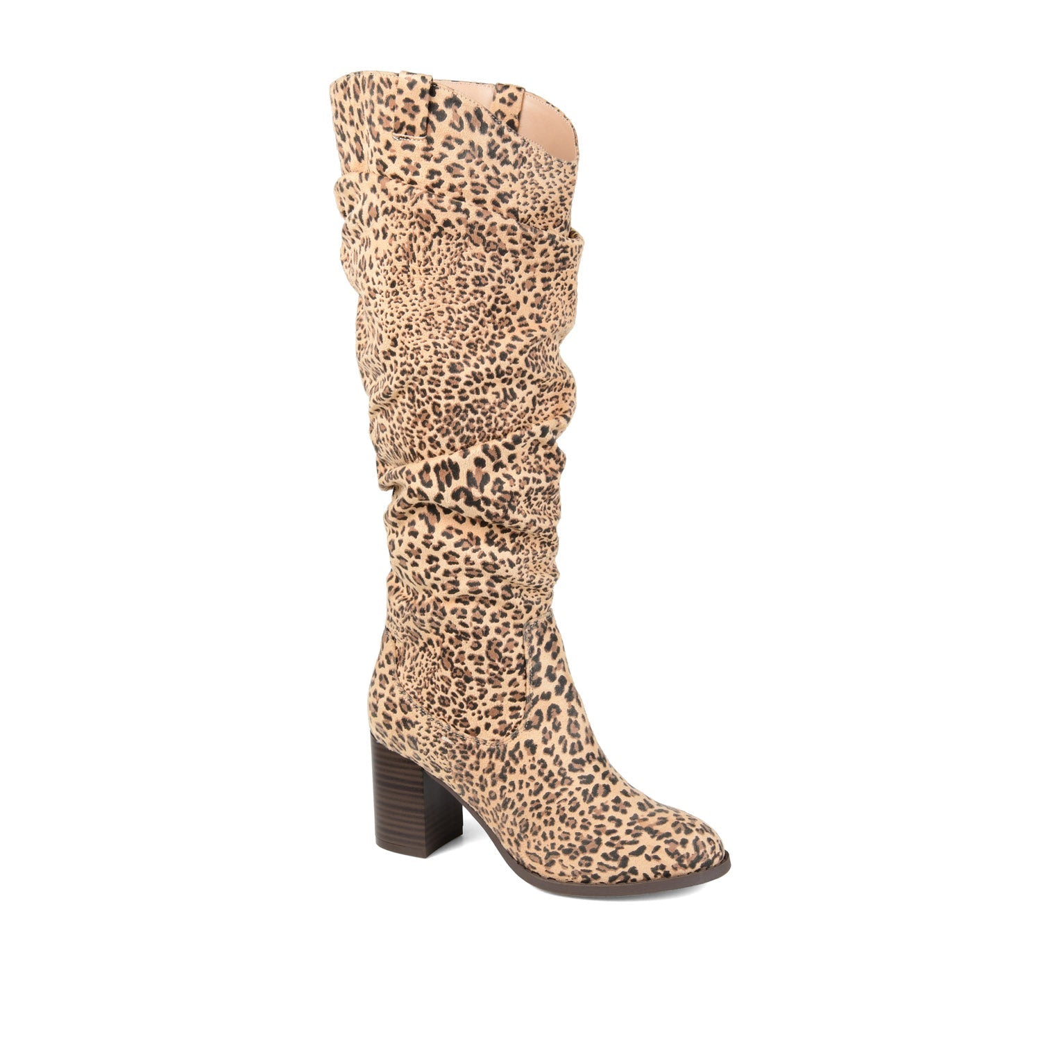 ANEIL KNEE HIGH BOOTS IN WIDE WIDTH & CALF - Leopard Faux Suede 2