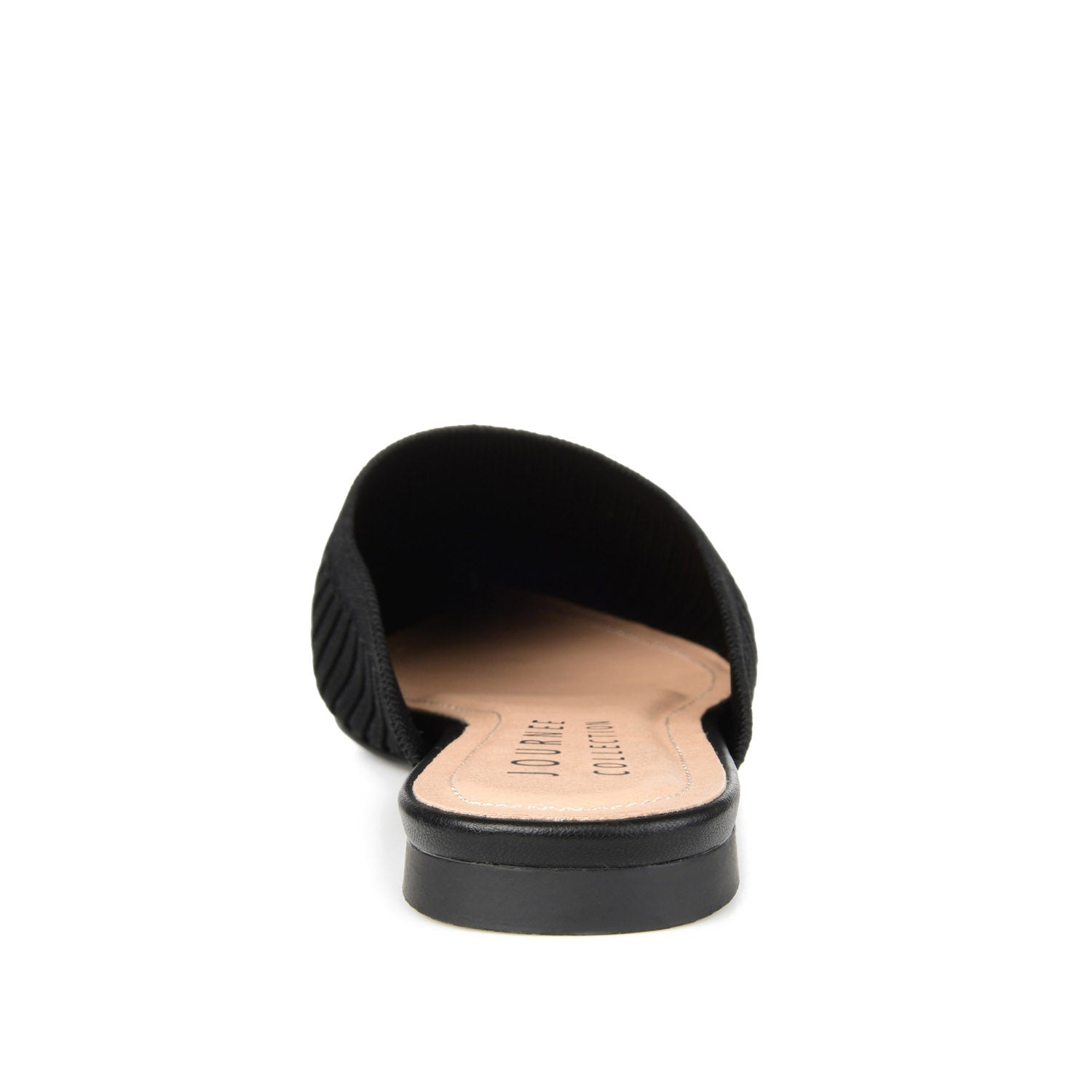 ANIEE BASIC KNIT FABRIC FLATS IN WIDE - Black