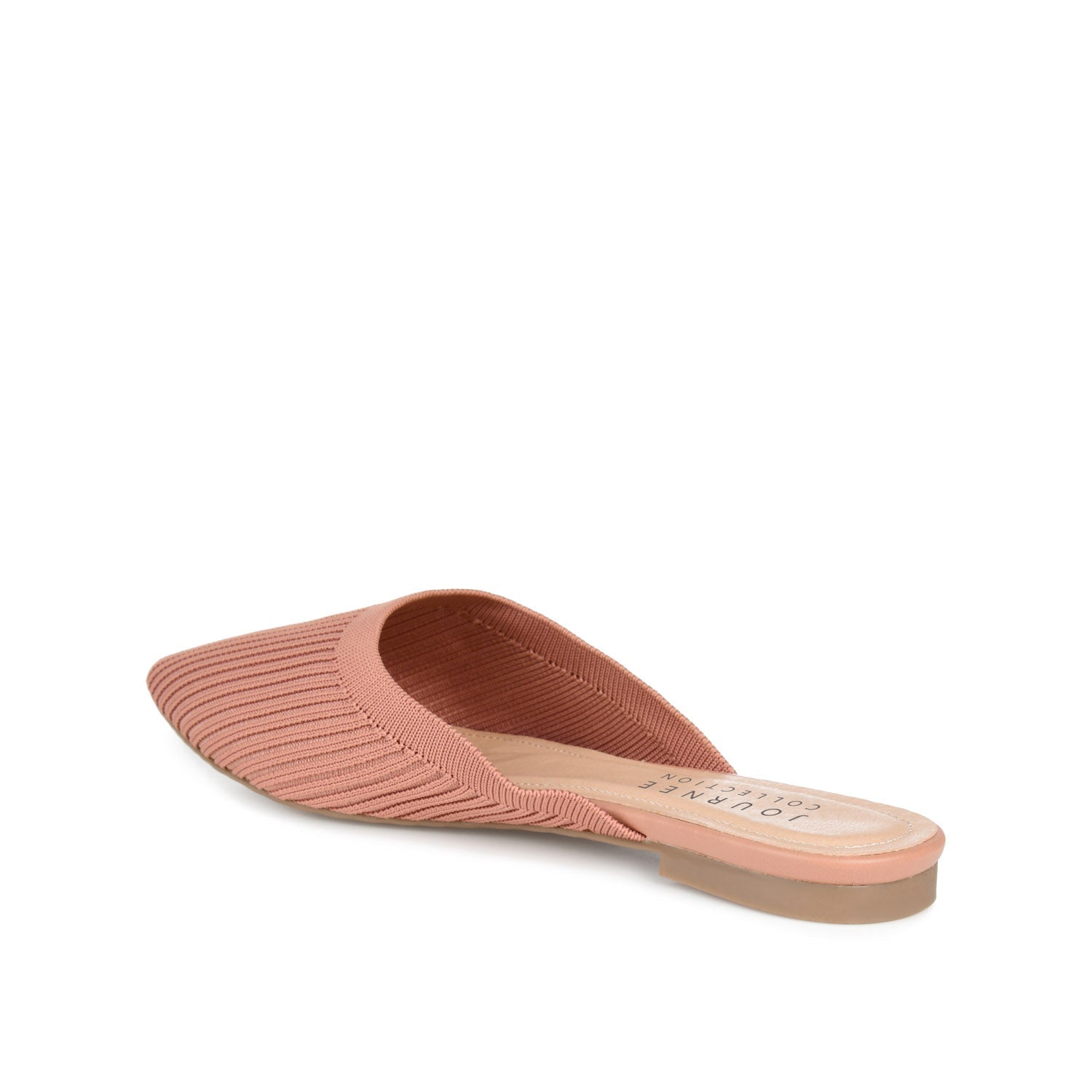 ANIEE MULE FLATS IN STATEMENT KNIT FABRIC - Clay