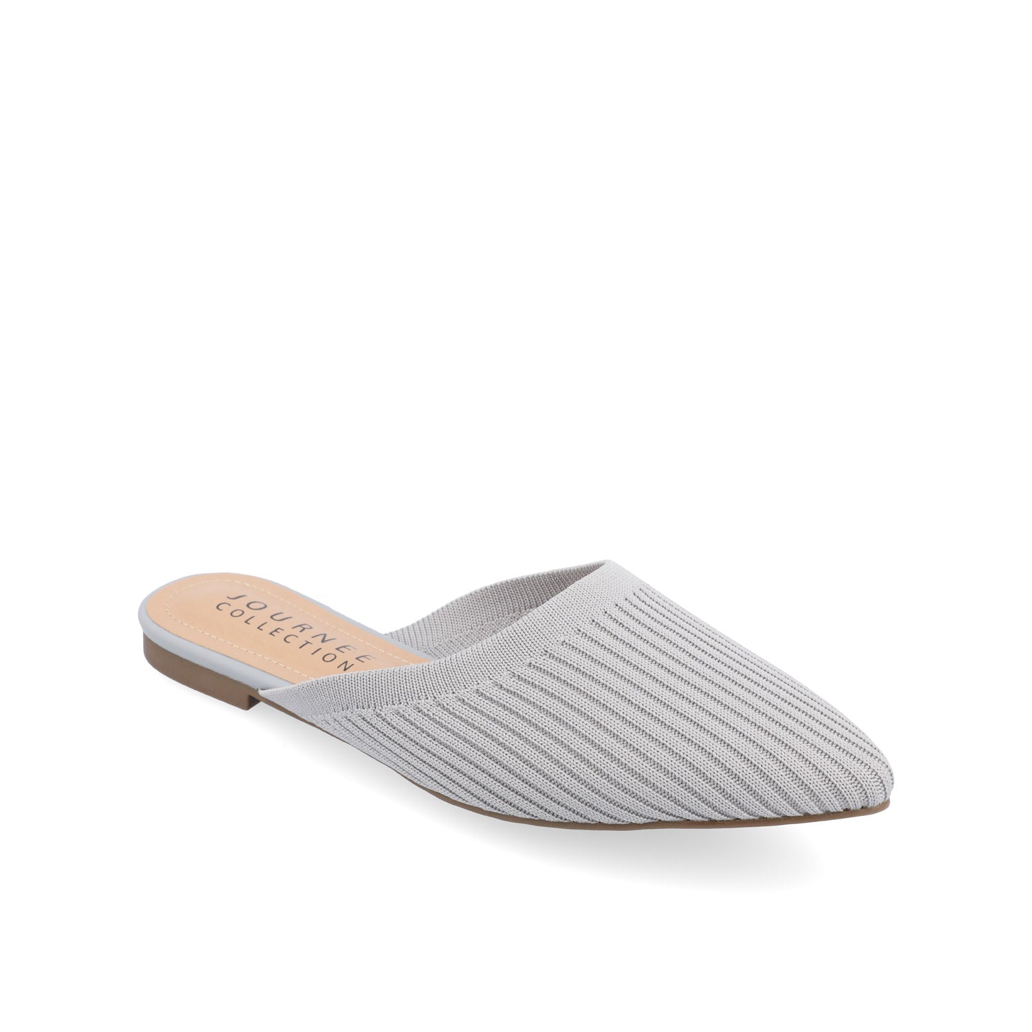 ANIEE MULE FLATS IN BASIC KNIT FABRIC - Grey