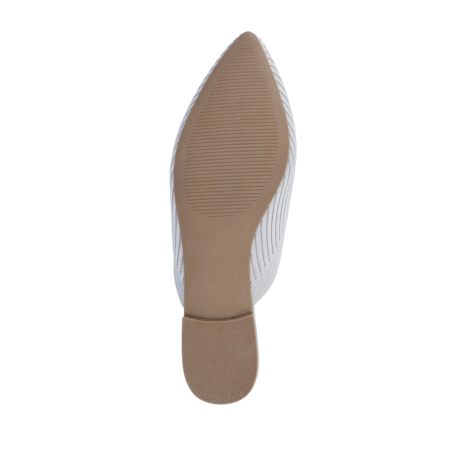 ANIEE MULE FLATS IN BASIC KNIT FABRIC - Grey