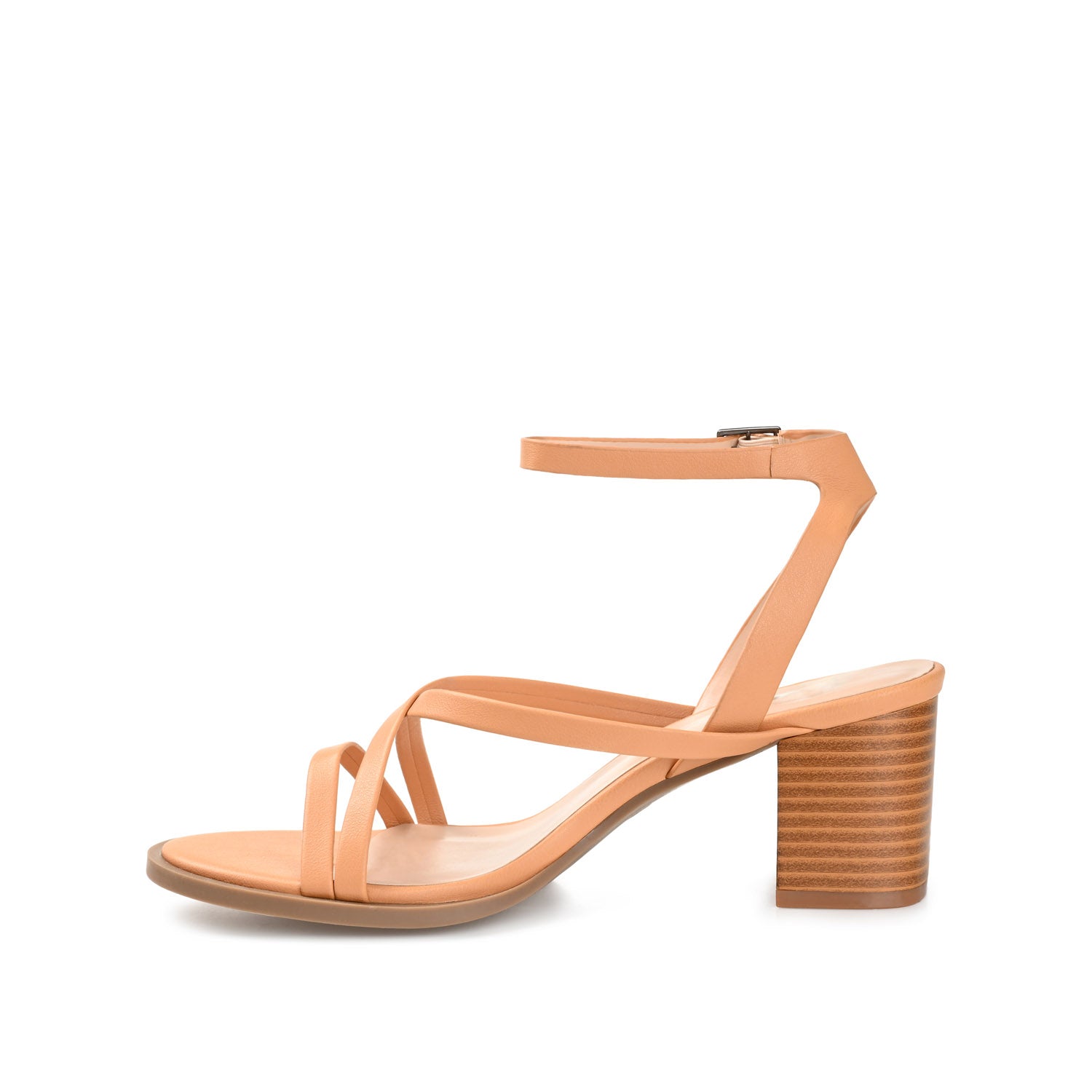 ANIKAH STRAPPY SANDALS IN VEGAN LEATHER - Tan