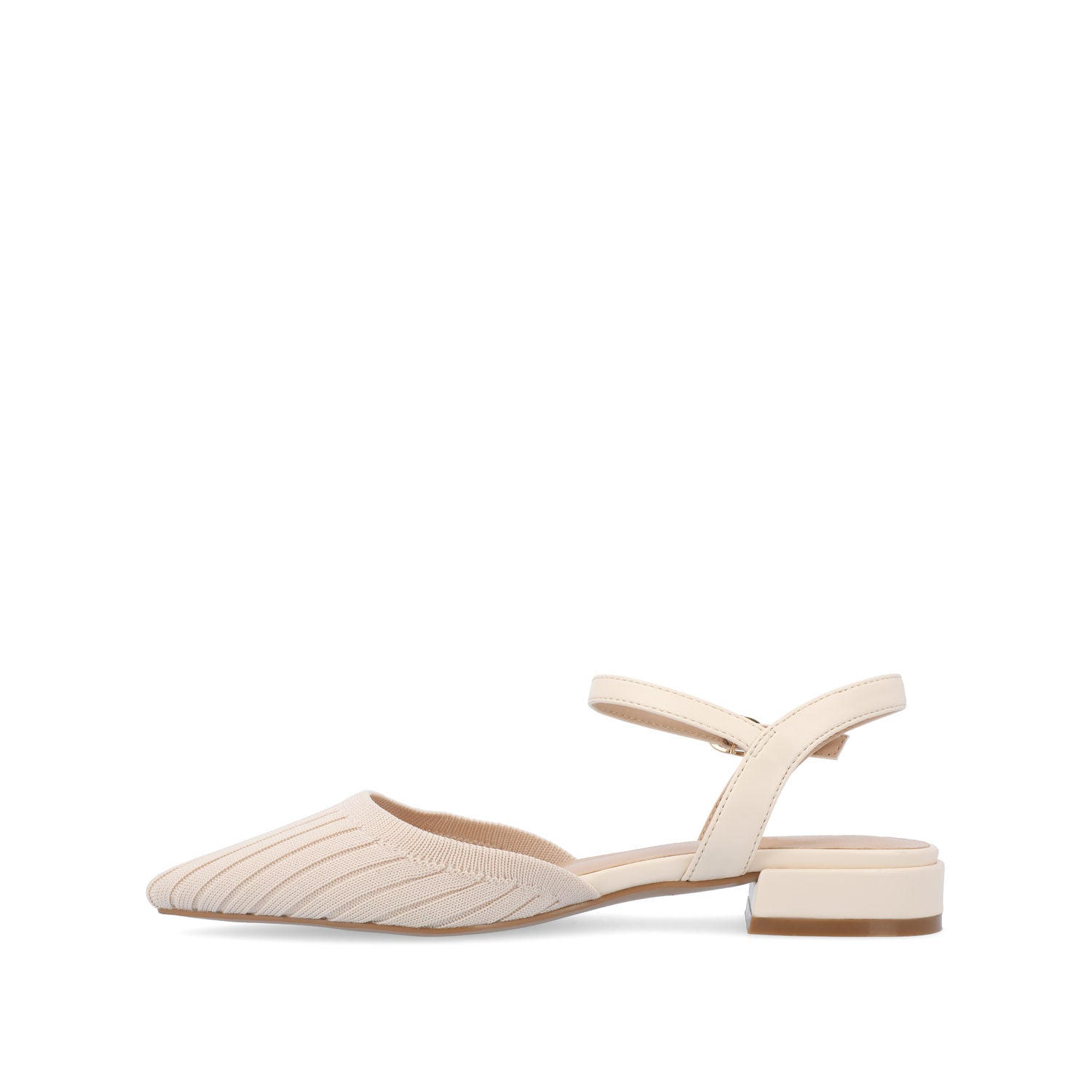 ANSLEY FLATS IN KNIT FABRIC - Beige