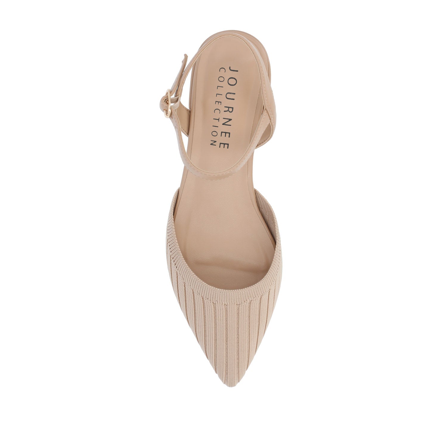 ANSLEY FLATS IN KNIT FABRIC - Tan