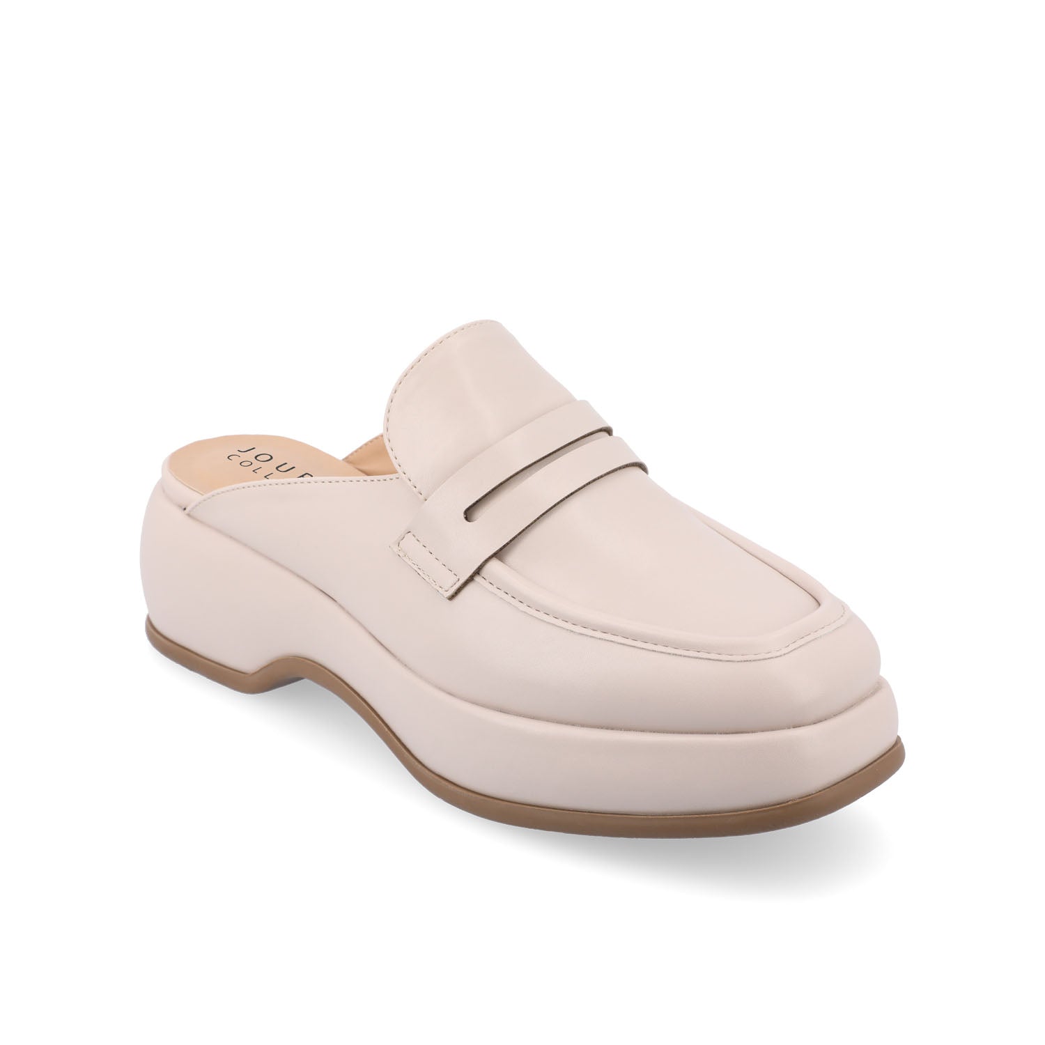 ANTONINA MULED FLATS IN VEGAN LEATHER