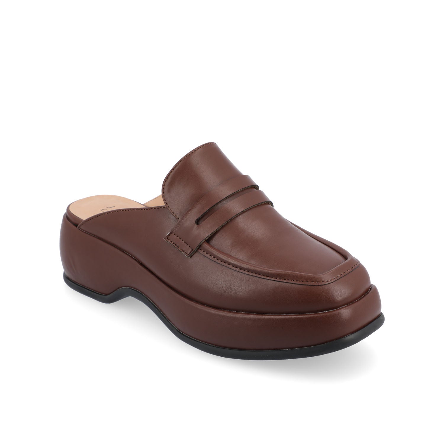 ANTONINA MULED FLATS IN VEGAN LEATHER