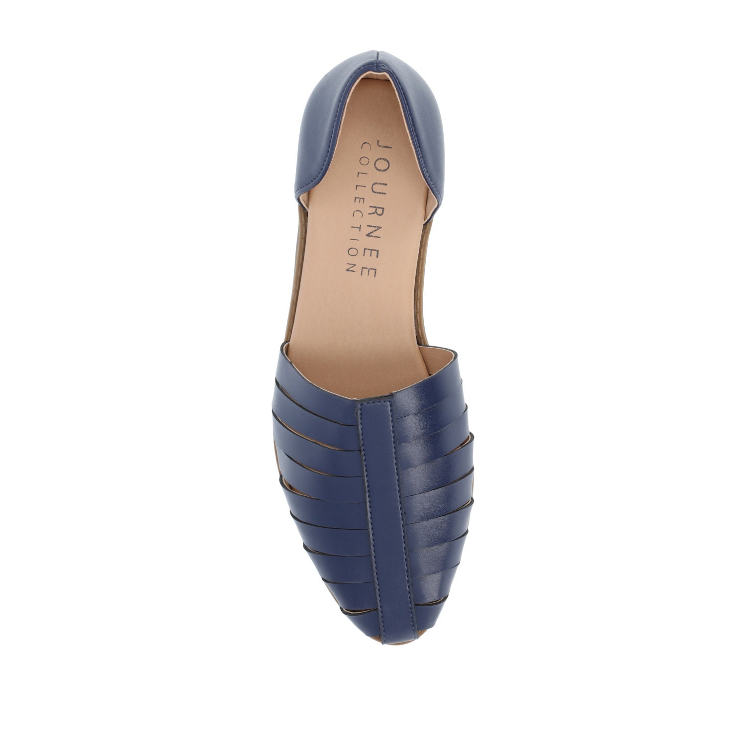 ANYAH D'ORSAY FLATS IN VEGAN LEATHER - Blue