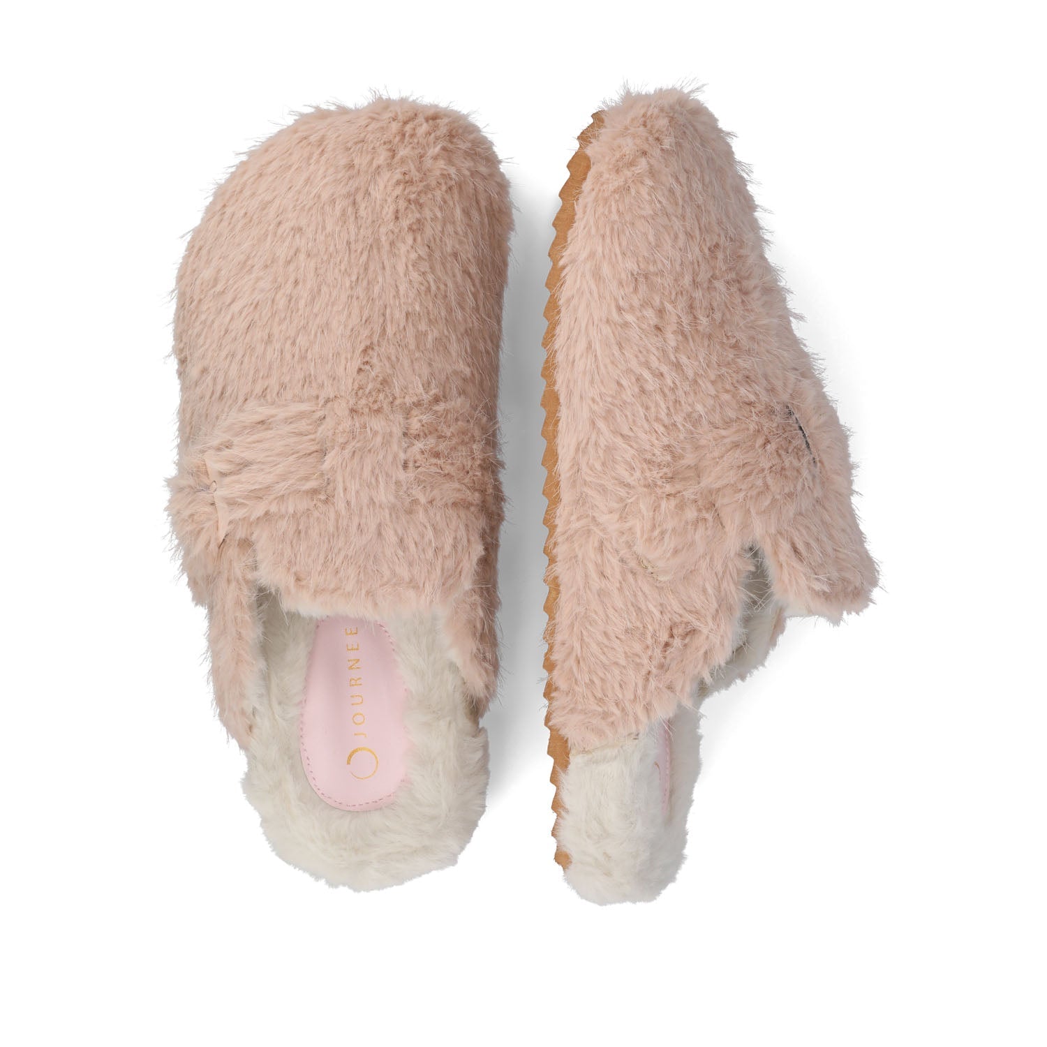 ARDENN SLIPPERS IN FAUX FUR - Blush Faux Fur