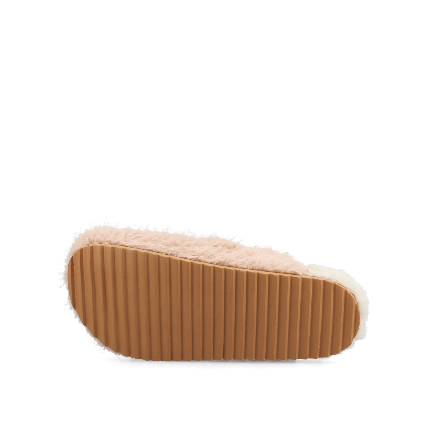 ARDENN SLIPPERS IN FAUX FUR - Blush Faux Fur