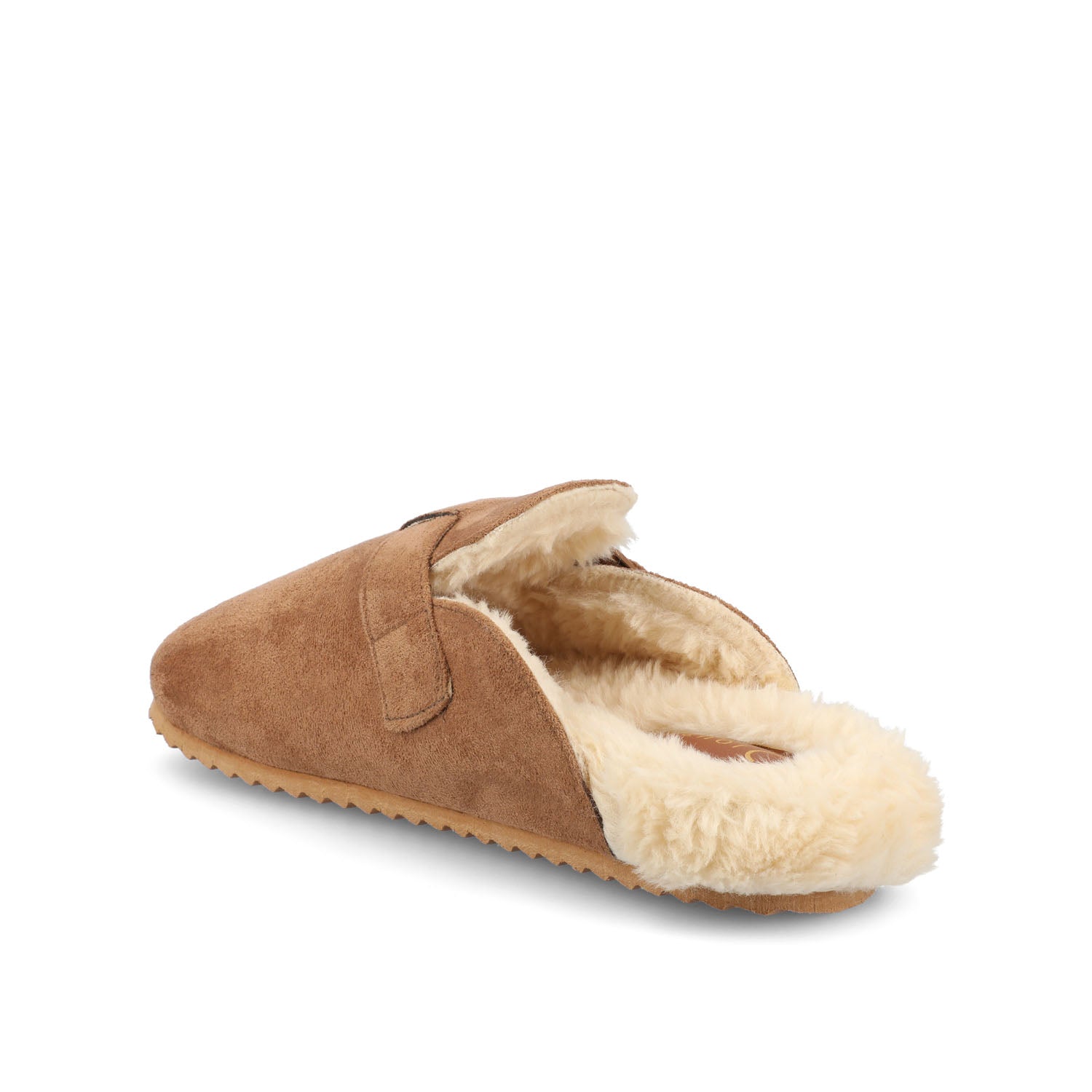 ARDENN SLIPPERS IN FAUX FUR - Tan Faux Suede