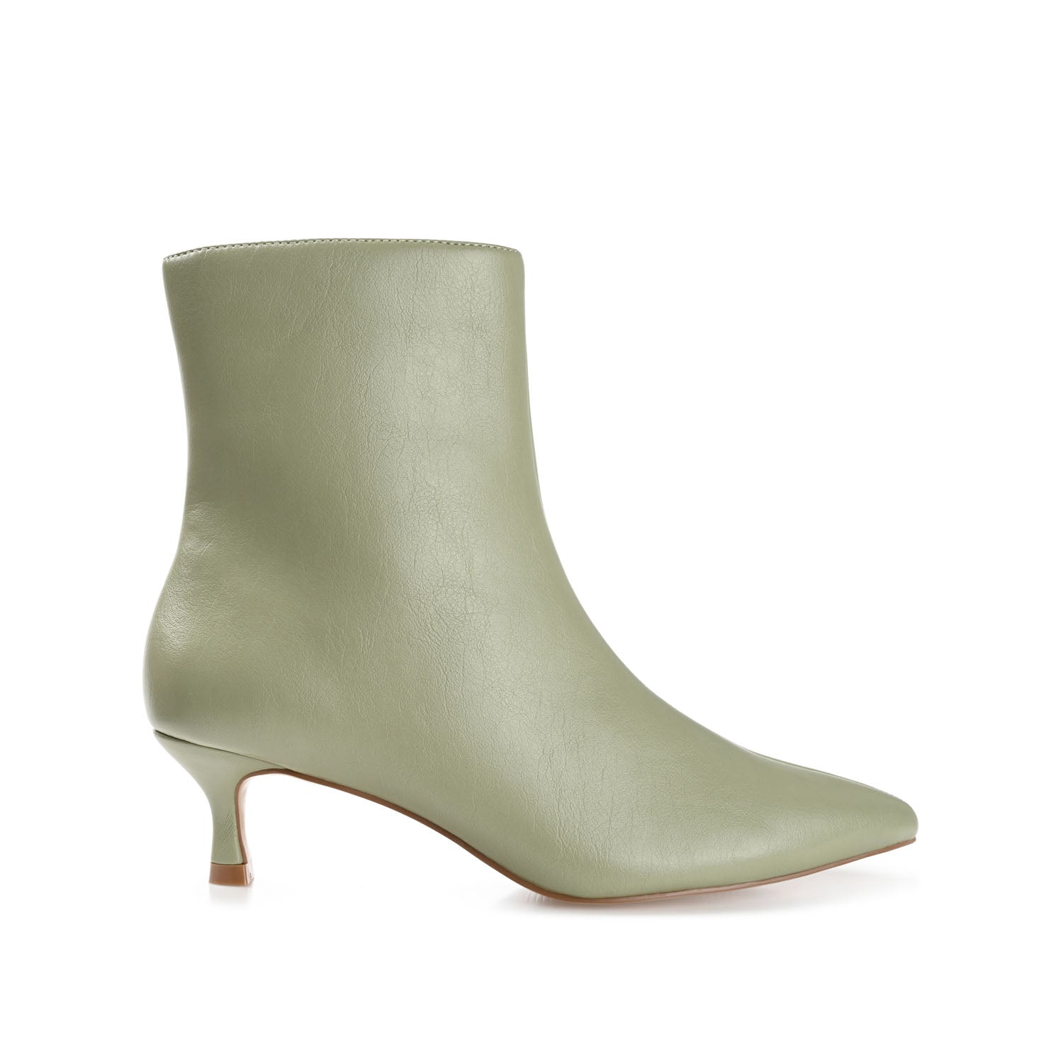 ARELY POINTED TOE BOOTIES IN VEGAN LEATHER