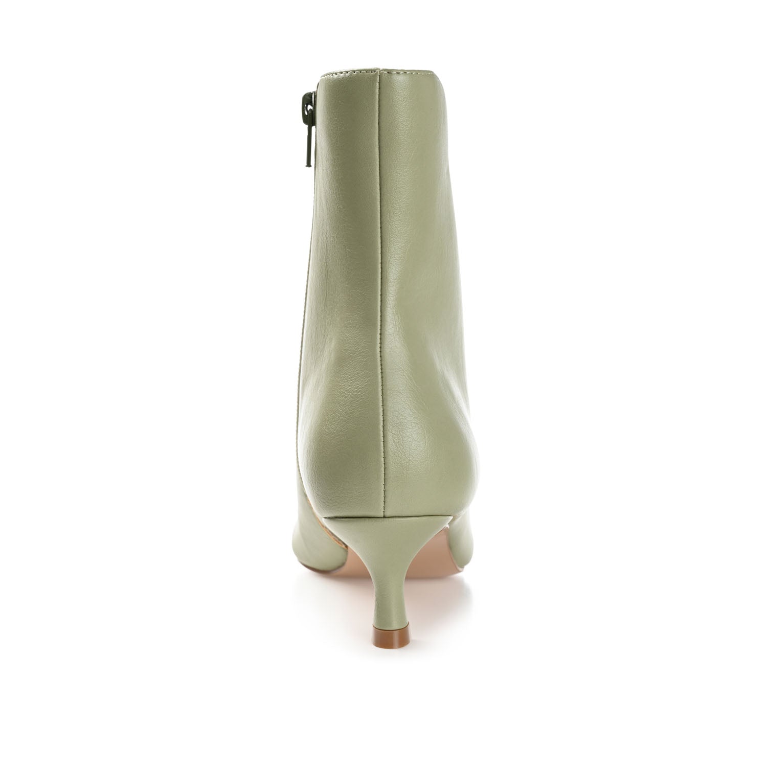 ARELY POINTED TOE BOOTIES IN WIDE - Green PU