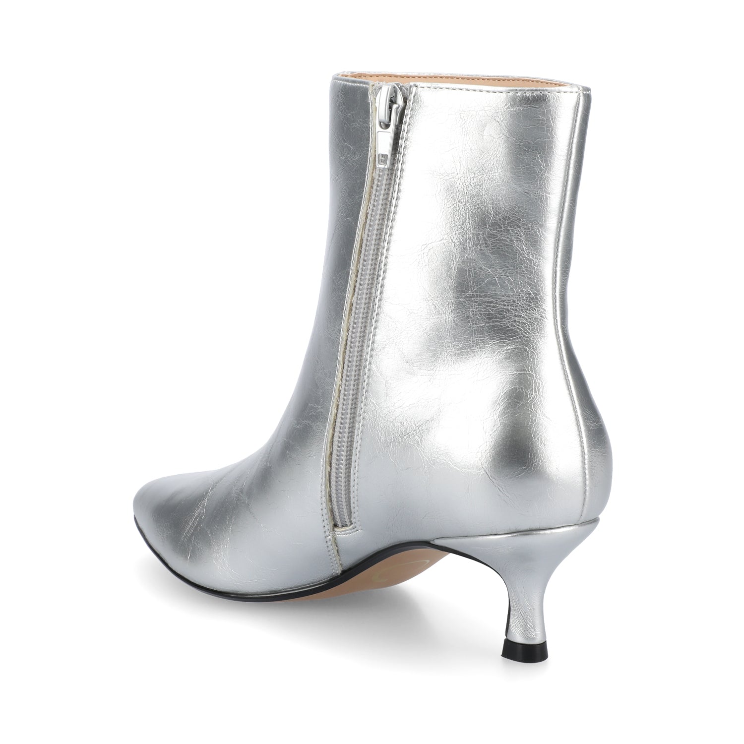 ARELY POINTED TOE BOOTIES - Silver