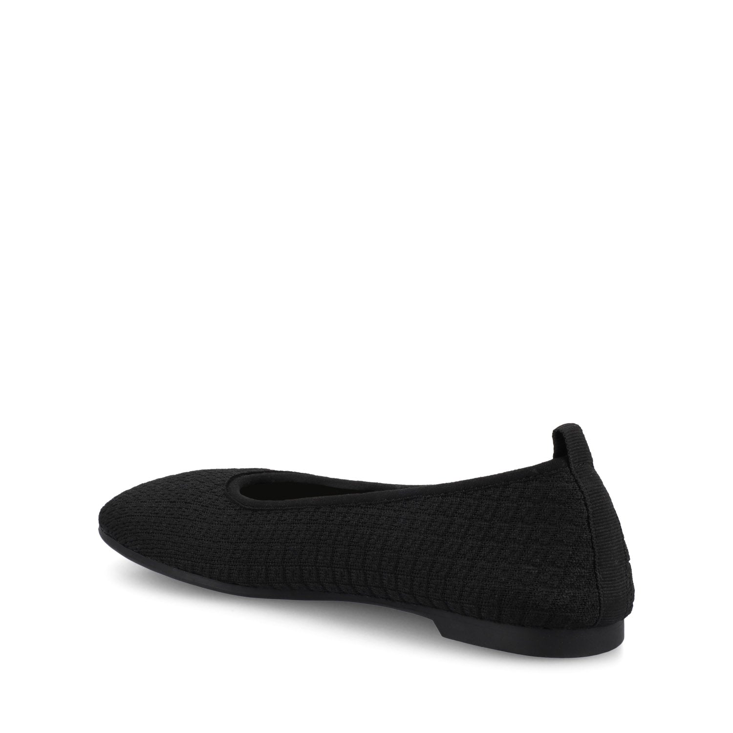 ARIA KNIT FLATS - Black