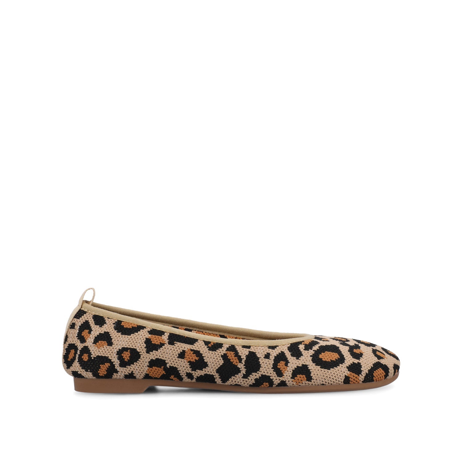 ARIA KNIT FLATS - Leopard