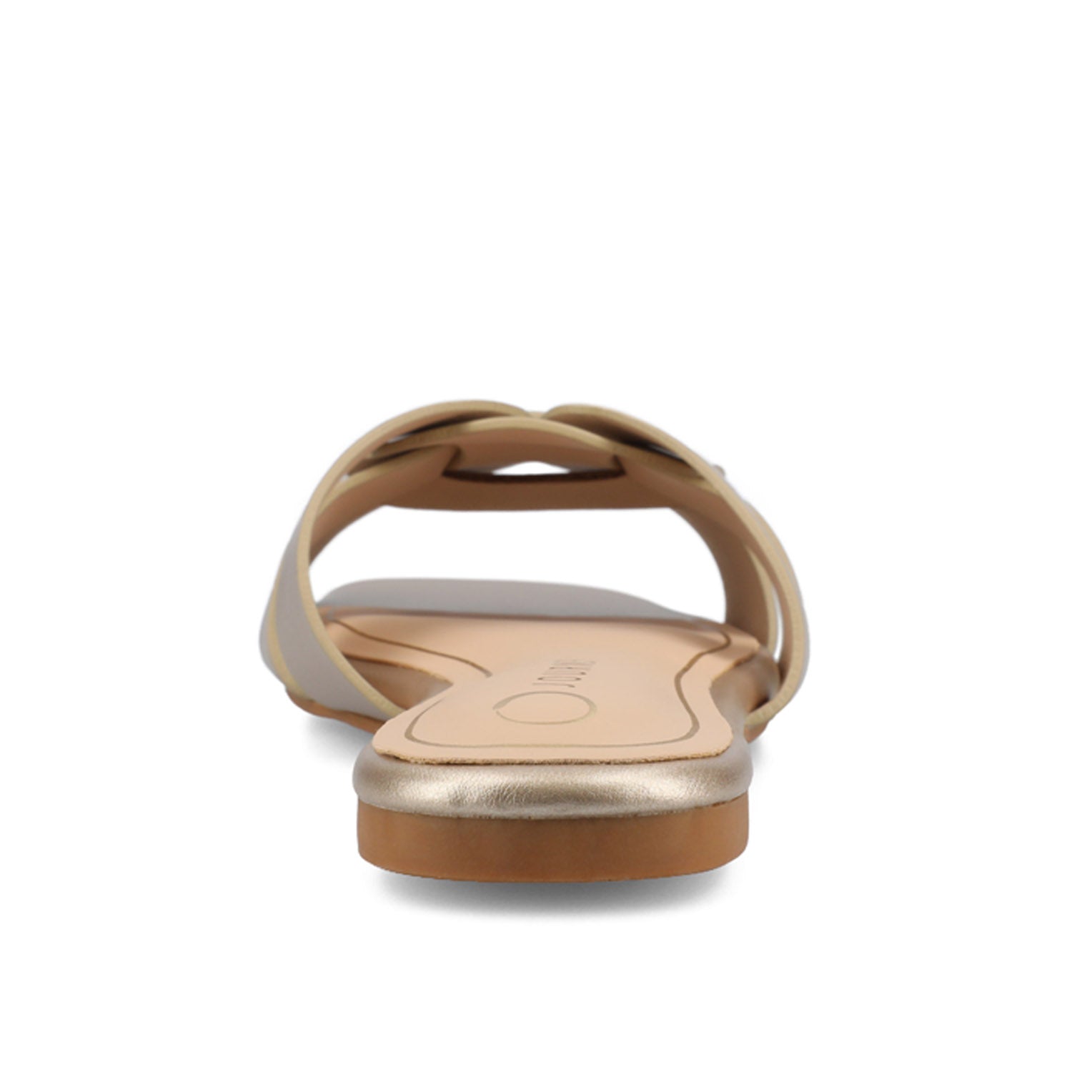 ARRINA SLIDE SANDALS IN BASIC PATENT