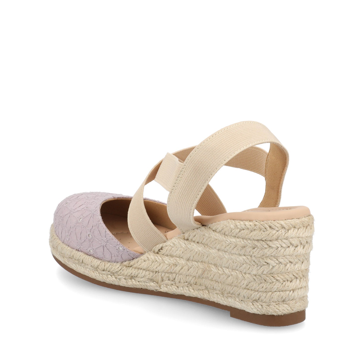 ASHLEE ESPADRILLE WEDGE SANDALS IN WIDE - Lilac