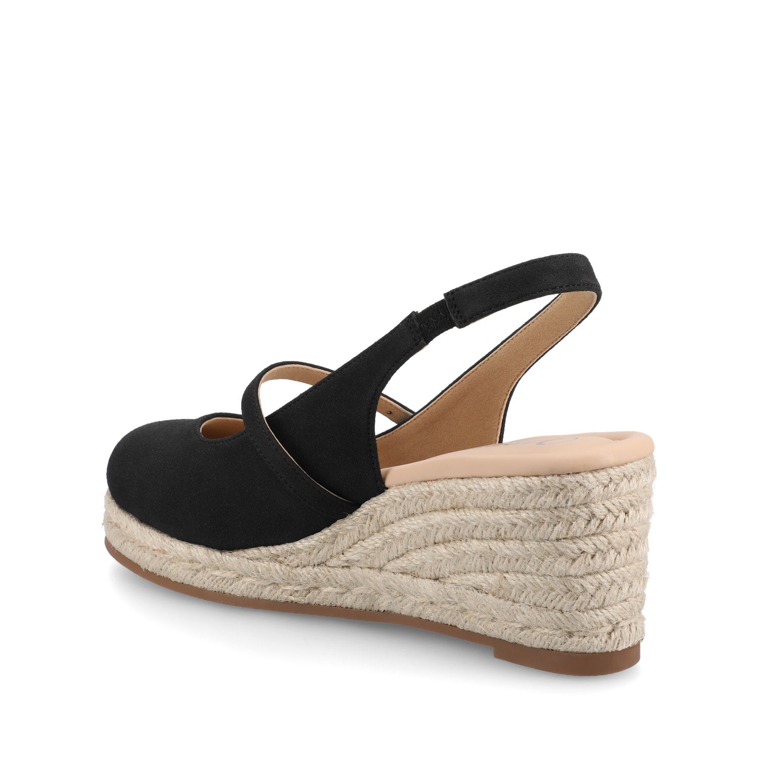 ASMYNA ESPADRILLE WEDGES - Black