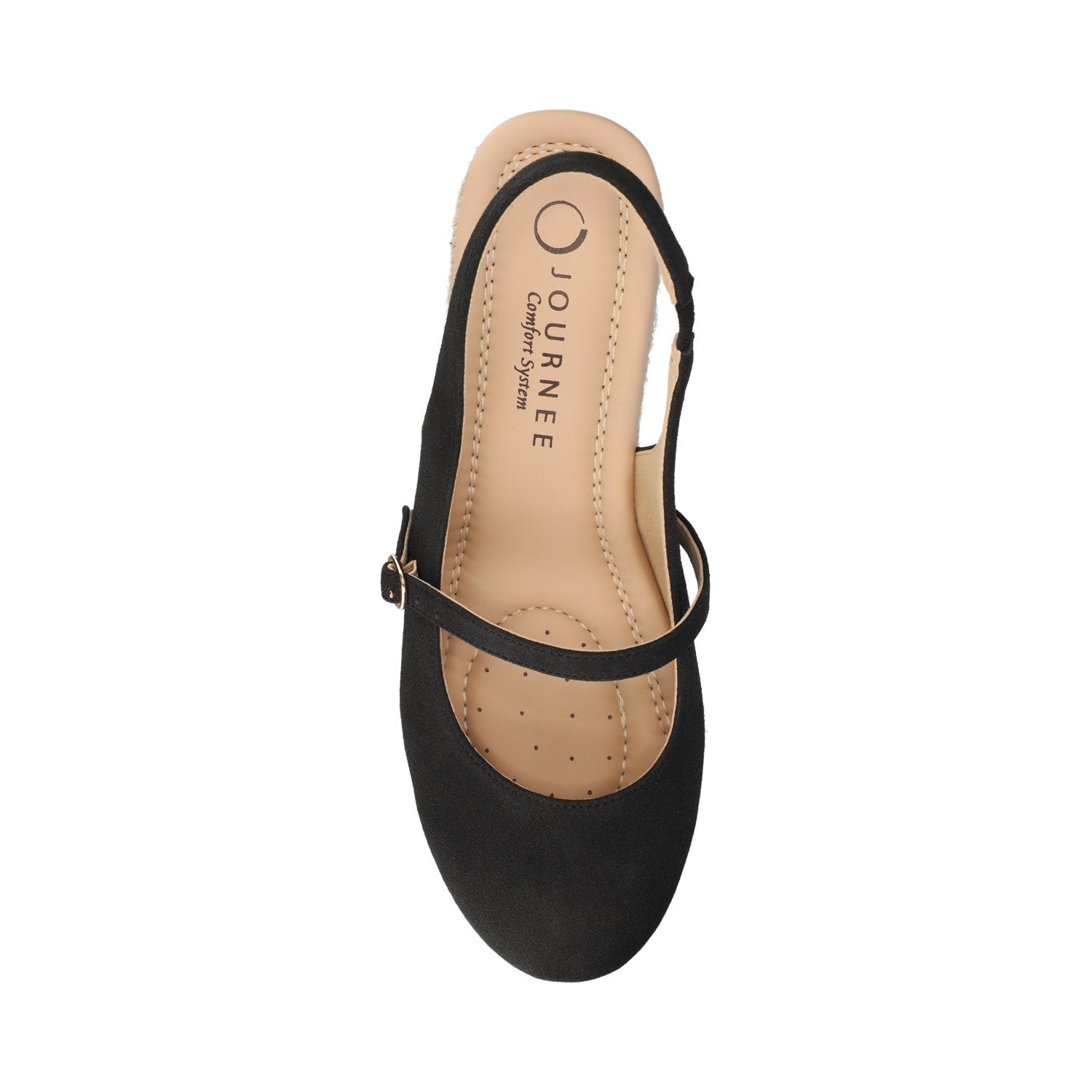 ASMYNA ESPADRILLE WEDGES - Black