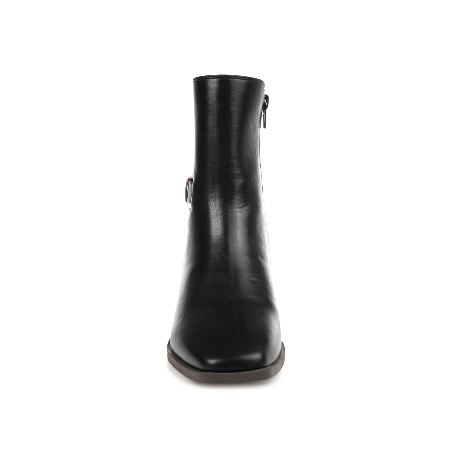 AUBRIE SQUARE TOE BOOTIES IN VEGAN LEATHER