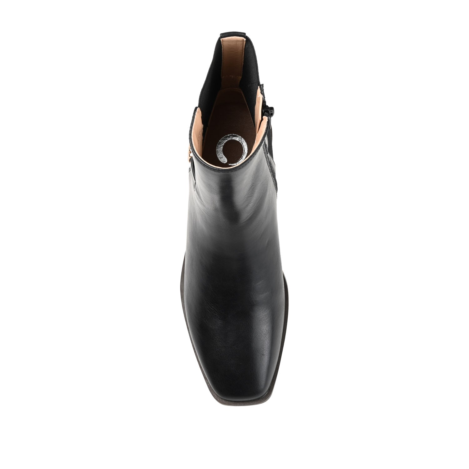 AUBRIE SQUARE TOE BOOTIES IN VEGAN LEATHER