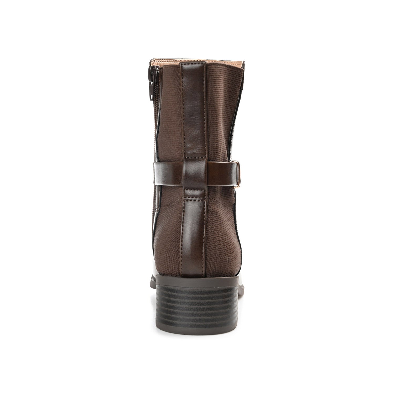 AUBRIE SQUARE TOE BOOTIES IN VEGAN LEATHER