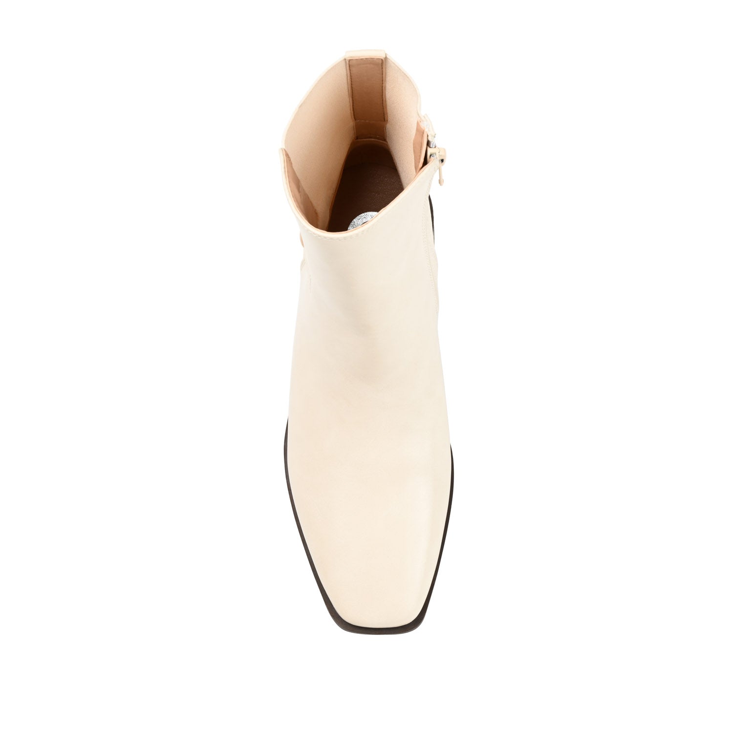AUBRIE SQUARE TOE BOOTIES IN VEGAN LEATHER